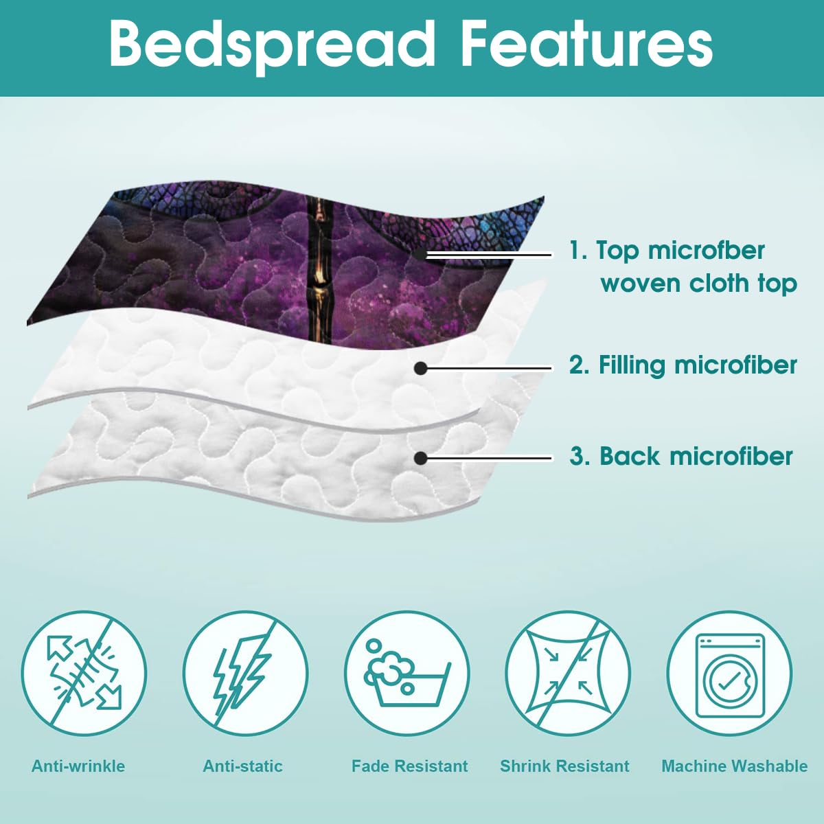 Personalized Dragonfly Quilt - Customizable Printed Home Decor - Twin, Full, Queen, King Size Comforter Insect, Floral Ultra-Soft Nature Bedding Mothers Day Birthday Gift (Wicca Dragonfly)