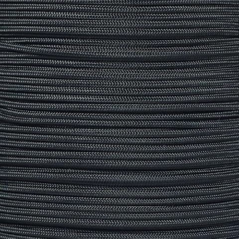 West Coast Paracord Tactical 5-Strand Nylon Core 275-LB Tensile Strength - 3/32 Inch (2.38mm) Paracord Rope (Black, 10 Feet) Cover