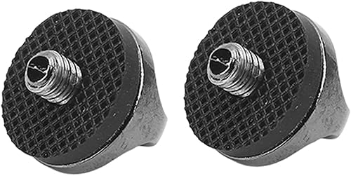 Miniatura 8 de Fydun 5 unids UNC 14 20 hilos cámara cuello correa tornillo titular aleación zinc liberación rápida placa montaje tornillo 0.787 in diámetro cabeza