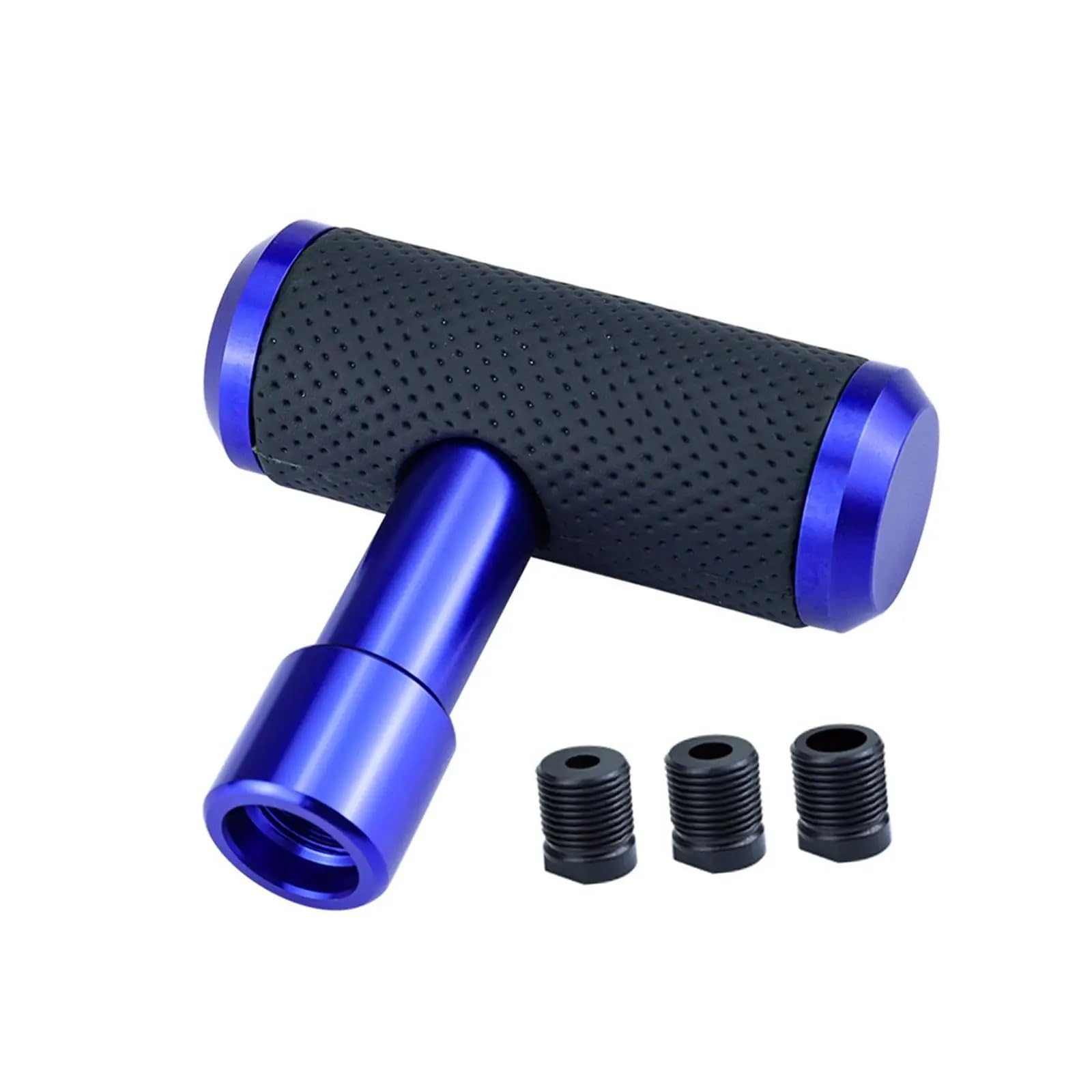 DAJMSUY 4inch Metal Car Automatic Gear Shifter Knob Lever Universal Car Gear Shift(Blue)