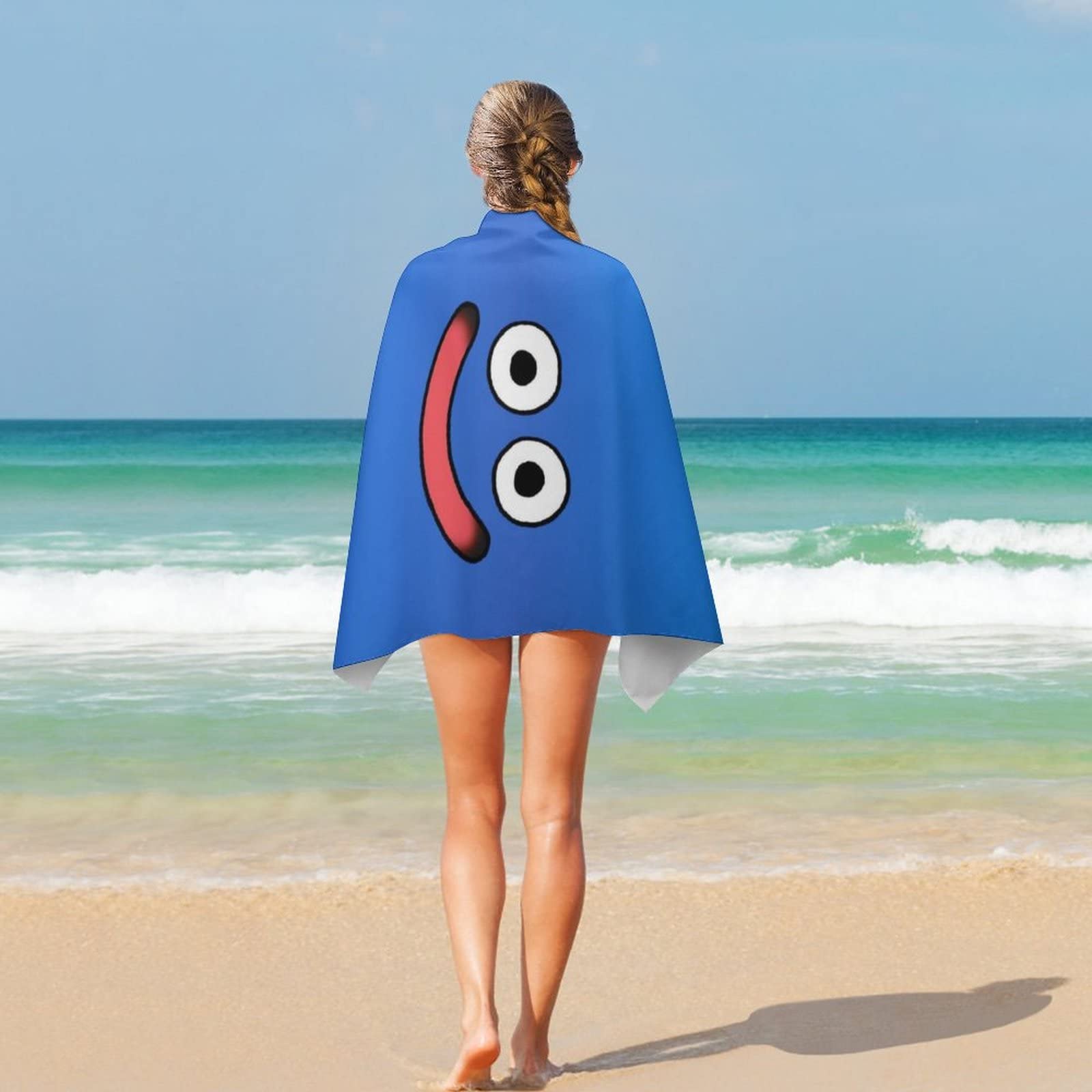 Amazon｜スライム ドラクエ マイクロファイバー バスタオル ビーチ