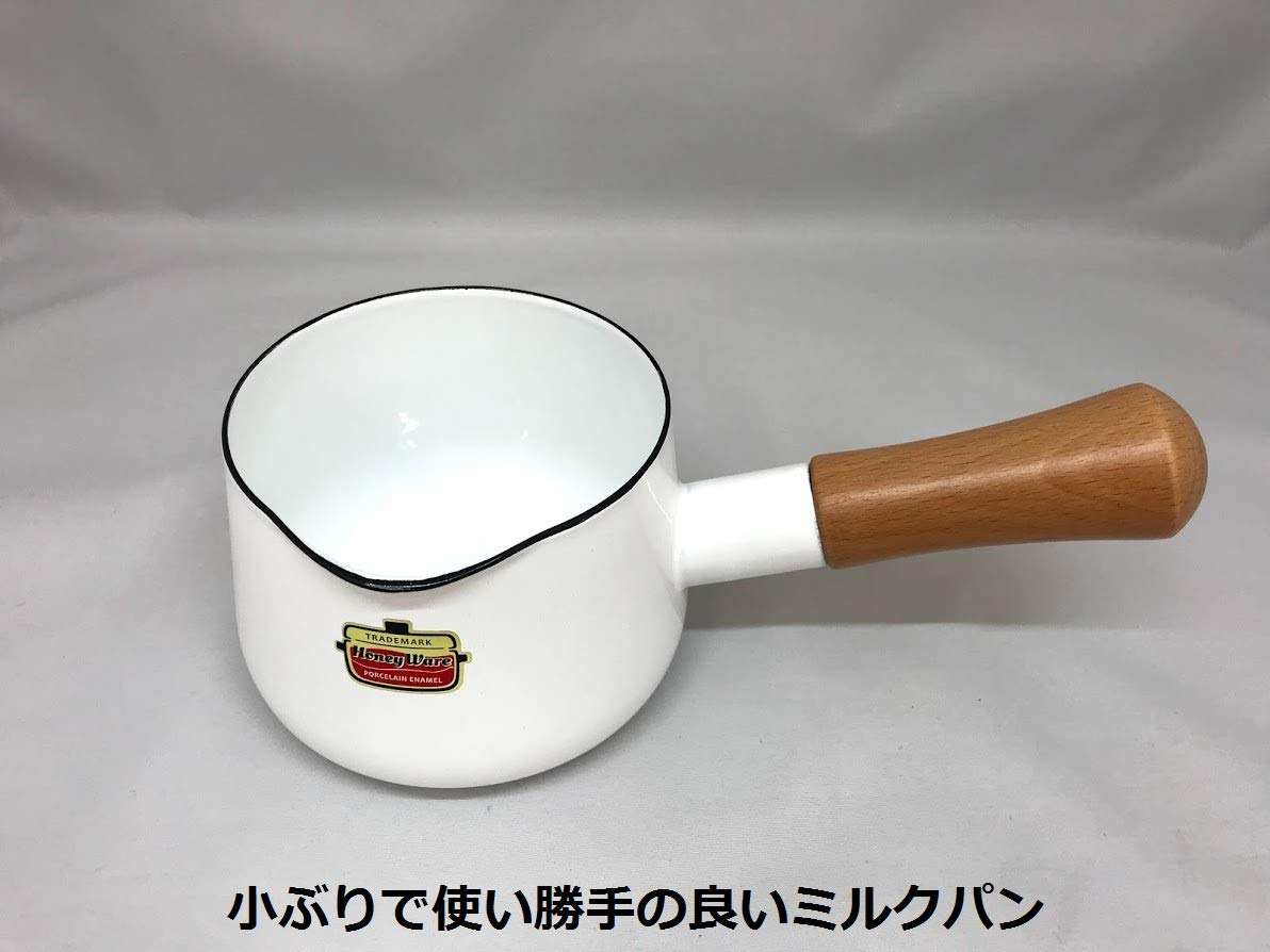 FUJIHORO JAPAN Milk Pan, Smoke Blue, 4.7 inches (12 cm), Solid SD-12M SB