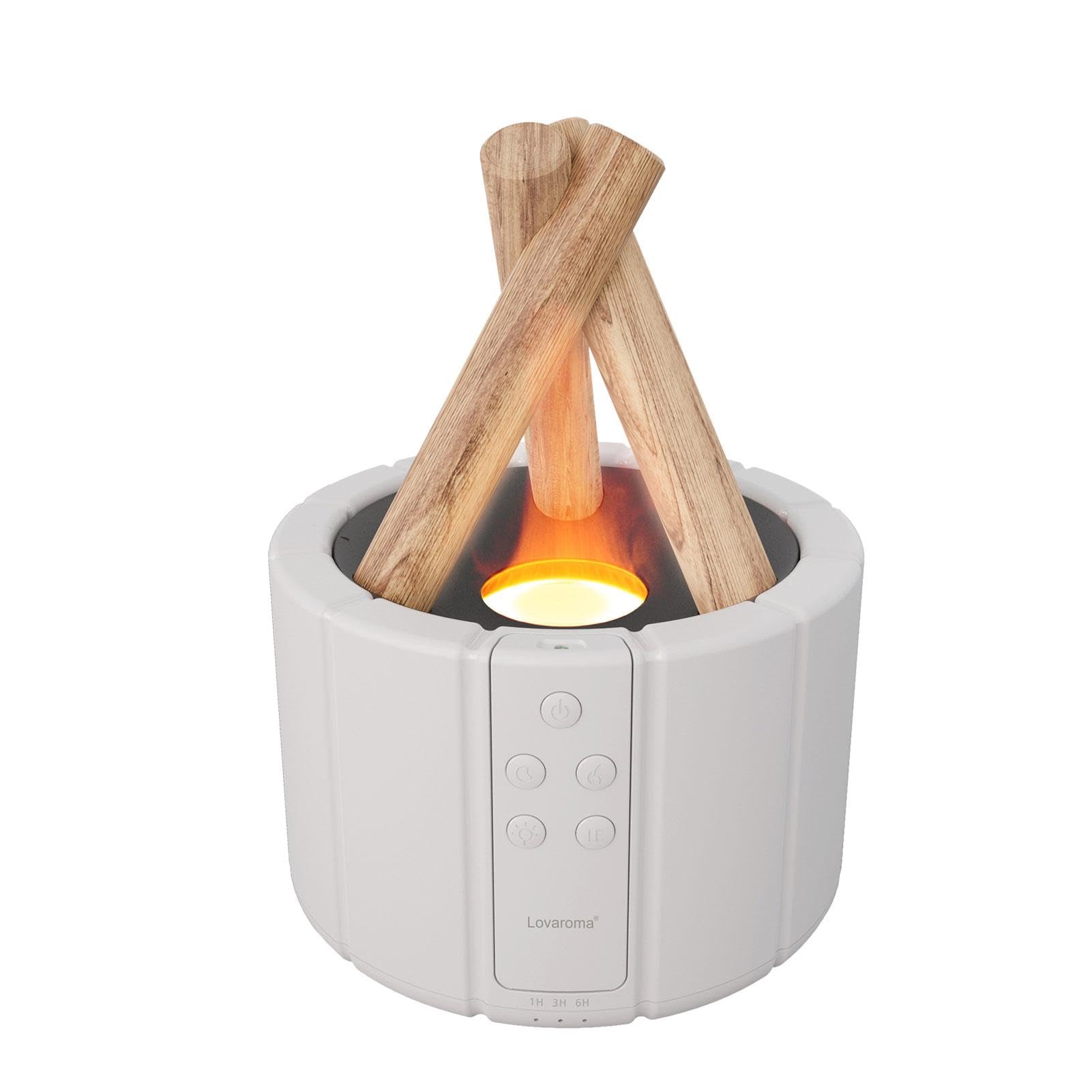 Diffuseur de flamme, humidificateur de flamme, diffuseur d'air de flamme