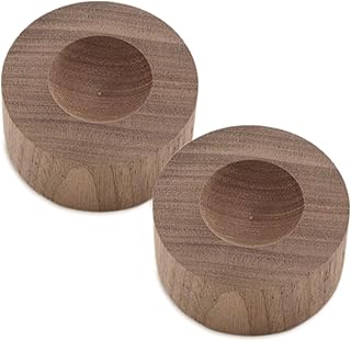 Wooden Essential Oil Diffuser – 2 PCS Walnut Wood Aromatherapy Diffuser, Small Cylinder Passive Diffuser for Home Office Car Wardrobe Yoga Hall and SPA