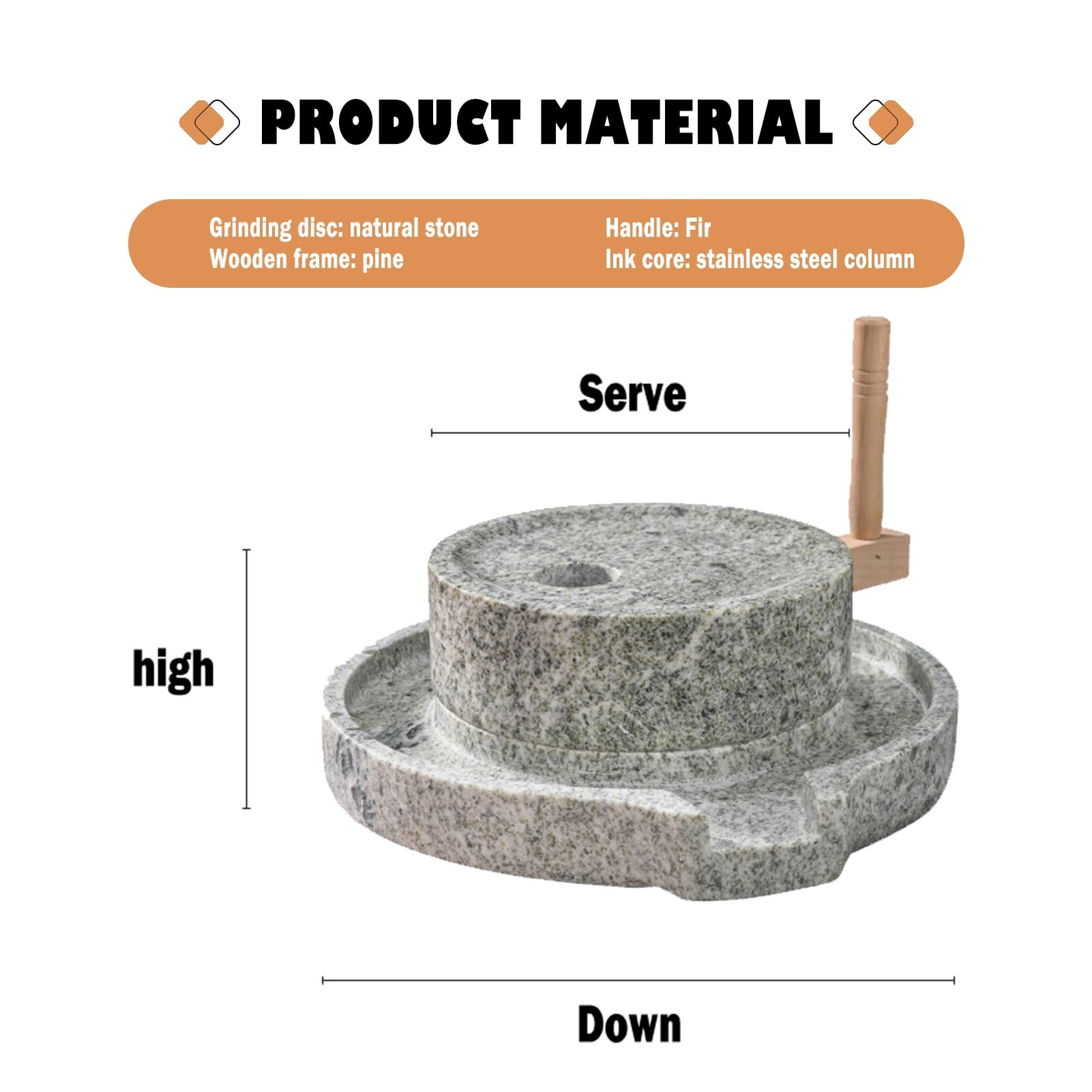 Toy Skills Salt and Pepper Grinder Set - Refillable Herb Grinder with Adjustable Coarseness - Stainless Steel Salt Grinder - Durable Ceramic Pepper Mill - Perfect for Home & Kitchen Use