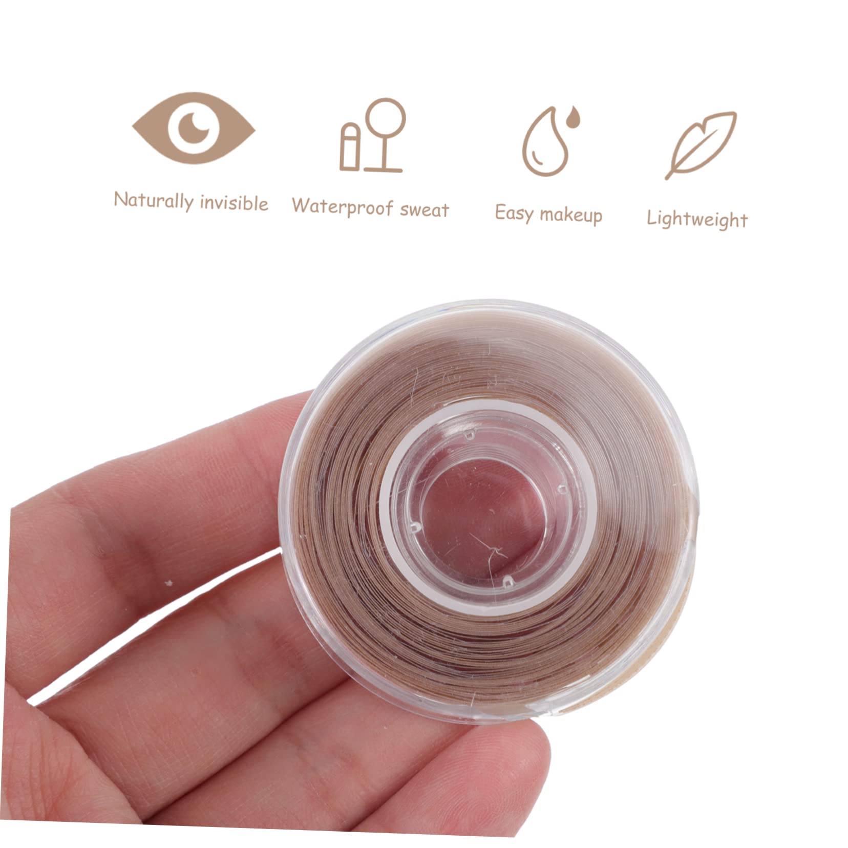 balacoo Double Eyelid Shaping Strips Look Eyelid Tape 3 Rolls Women's False Eyelashes