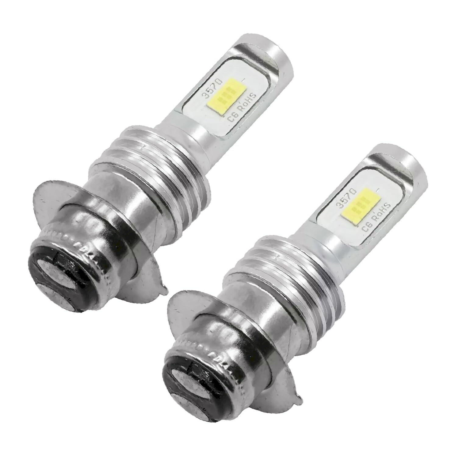 Replacement Part LED Headlight Bulbs for Yamaha Grizzly 660 YFM660F 4x4 2002-2008