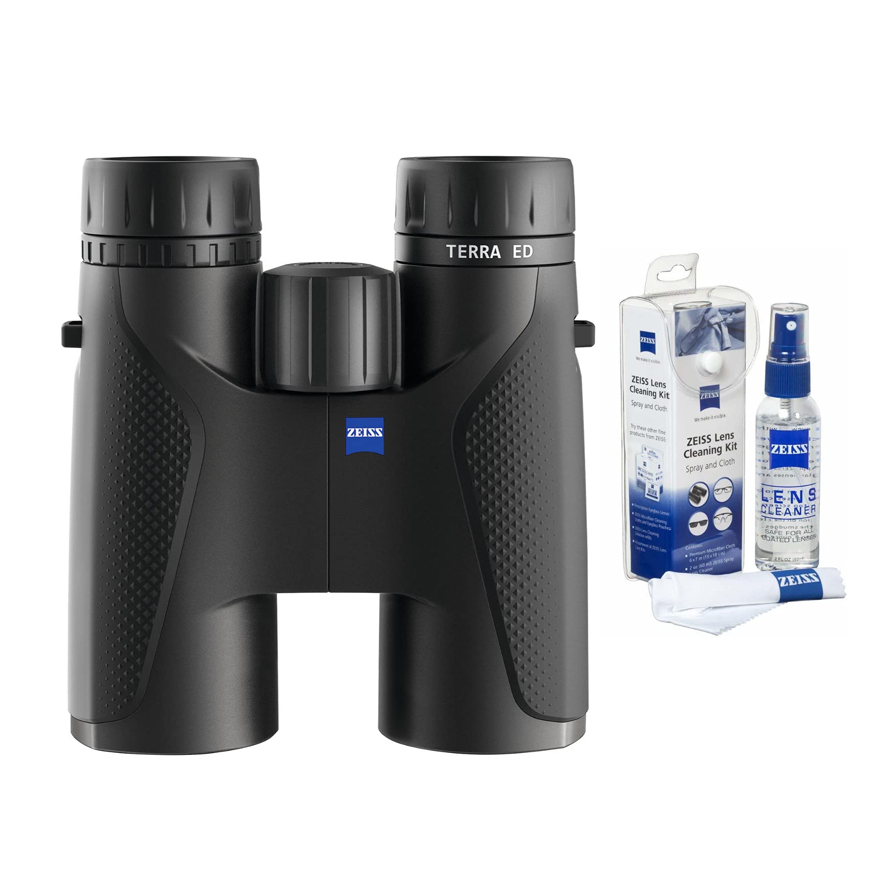 Zeiss 10x42 Terra ED Binoculars (Black) & Zeiss Cleaning Kit Bundle (2 Items)-image-43