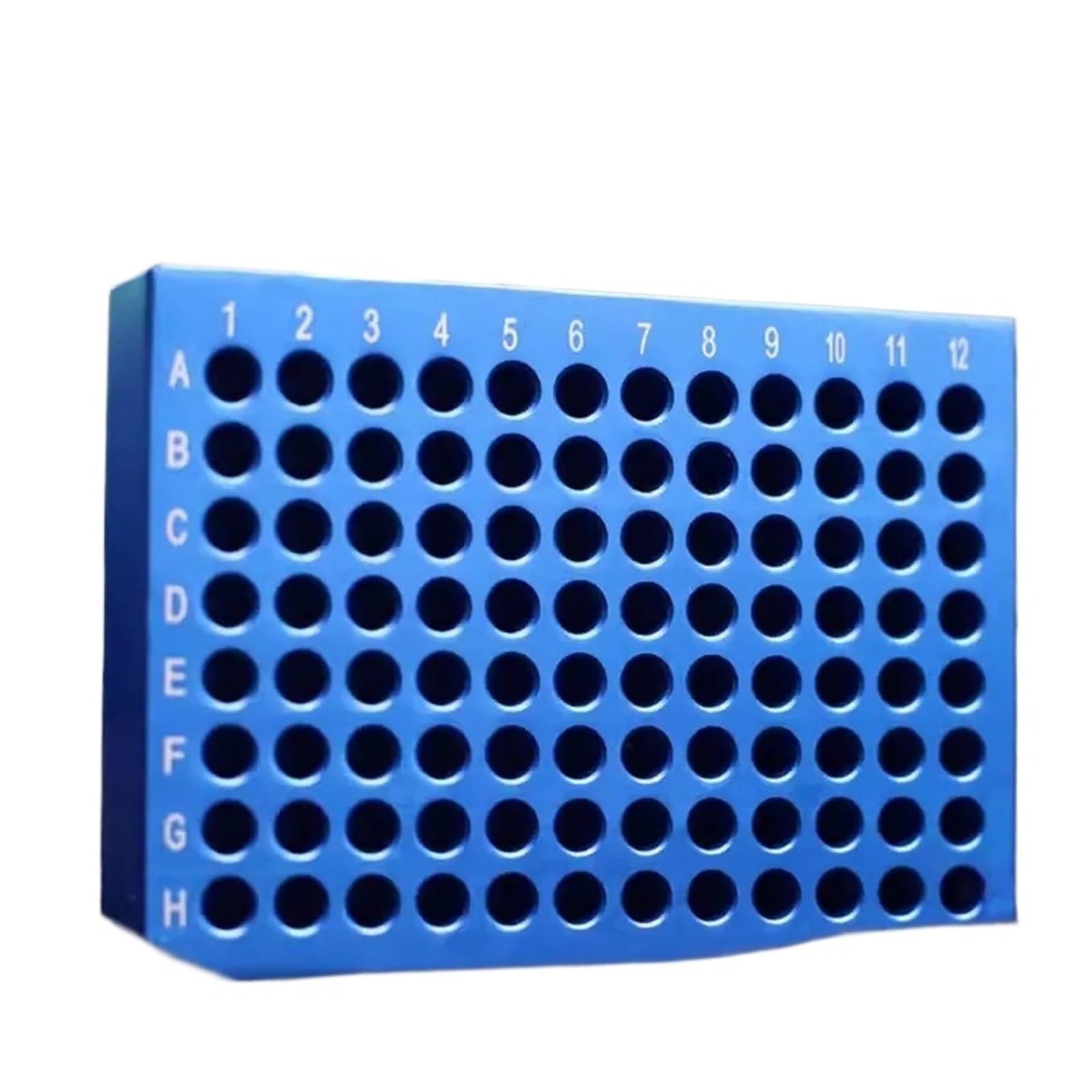1pc PCR Kühler Niedertemperatur-Thermostat vorgekühlte Aluminium-Eisbox 0,2/1,5/2/5/10/15/50ML(50ml 4 well)