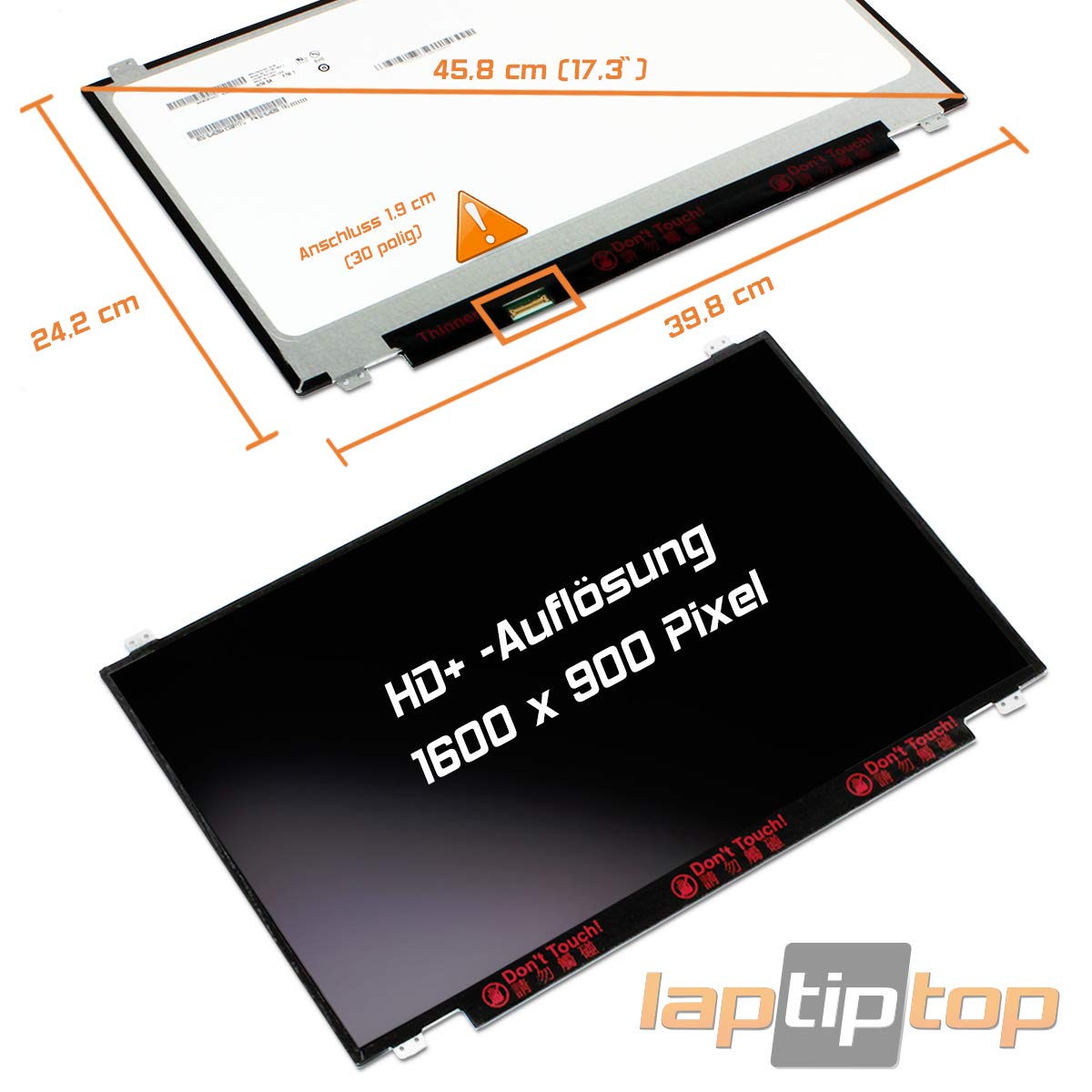 17,3" LED Display matt passend für HD+ 1600x900 Lenovo IdeaPad 330-17AST Bildschirm