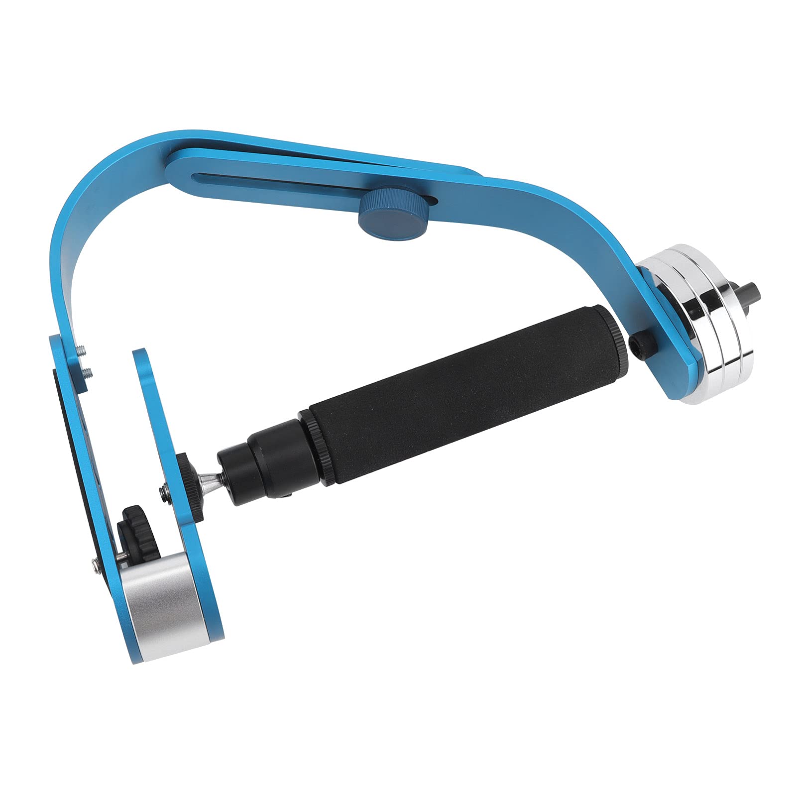 UF?007S Aluminium Alloy Handheld Digital Camera Stabilizer for DSLR Photography, Lightweight and Sturdy Design, Arc Shaped Concept, Quick Balance Adjustment, Non Slip Mounting,