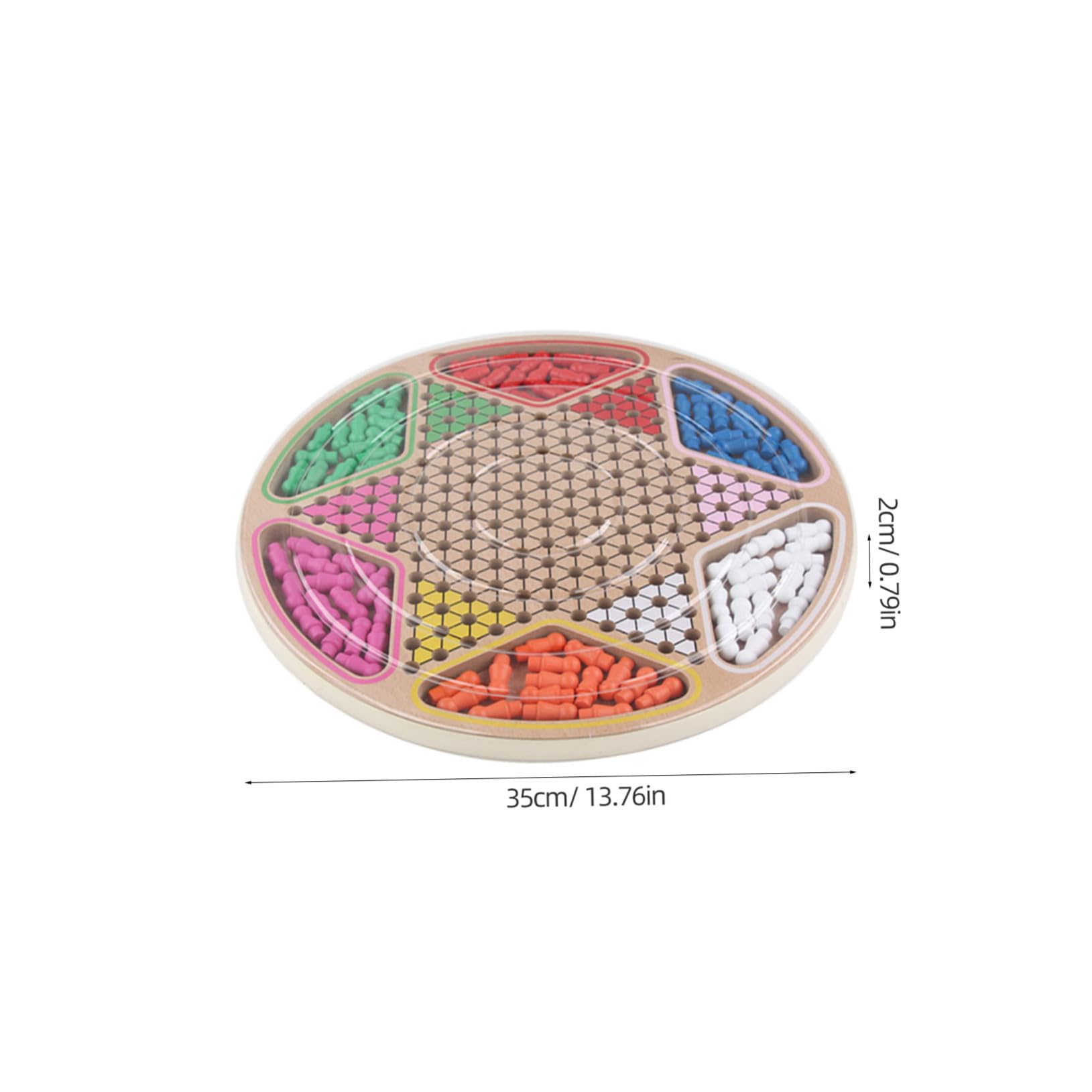 GALPADA Juego de Mesa Damas Chinas para Niños de Madera Marrón, Juguete Gobang Educativo de Escritorio, Cuidadosamente Pulido y Resistente a Deformaciones