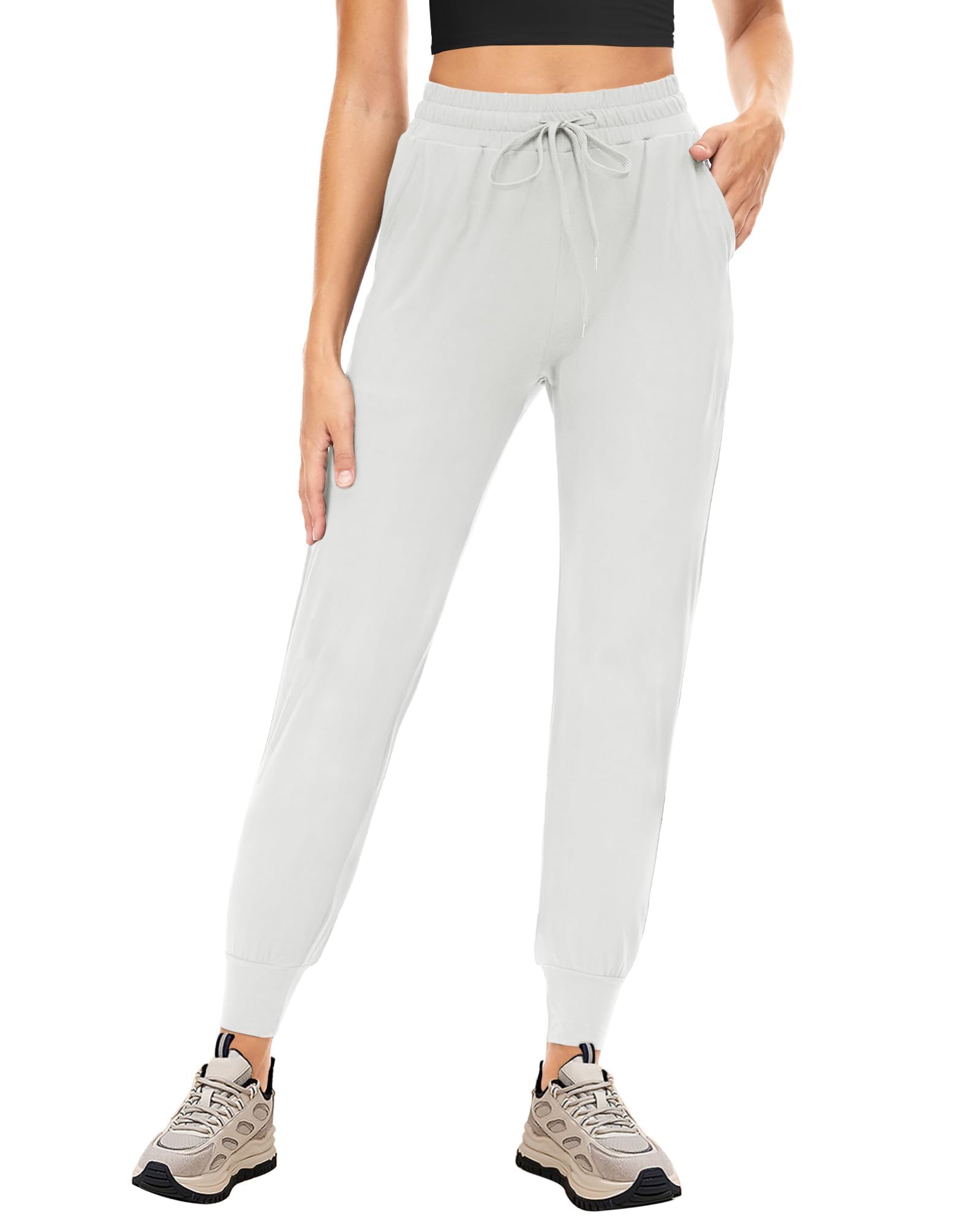 CAMPSNAIL Jogginghose Damen Sommerhose Lang Sporthose Atmungsaktiv Freizeithose Sweatpants Joggpants Weich Leggings für Fitness Yoga Freizeit