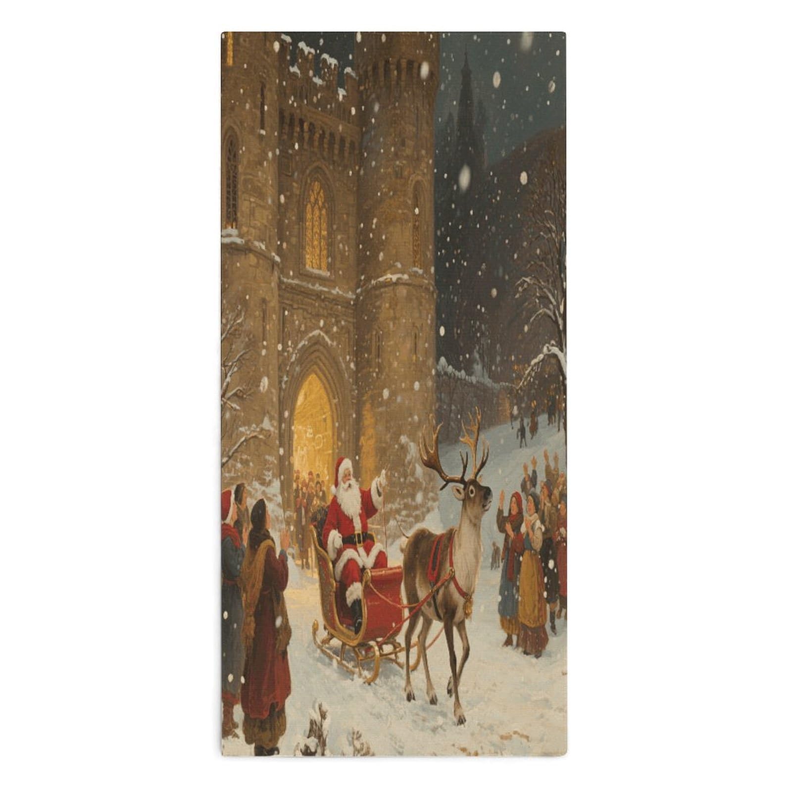 YUXBVKRS Dreamy Xmas Arrival Hand Towels for Bathroom 14x29 Inch