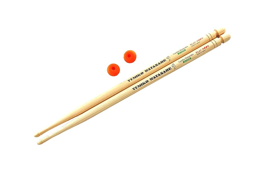 木製ボンゴ スティック付き Amazon | Bongo ドラム 2セット 6インチと7インチ ドラムセット