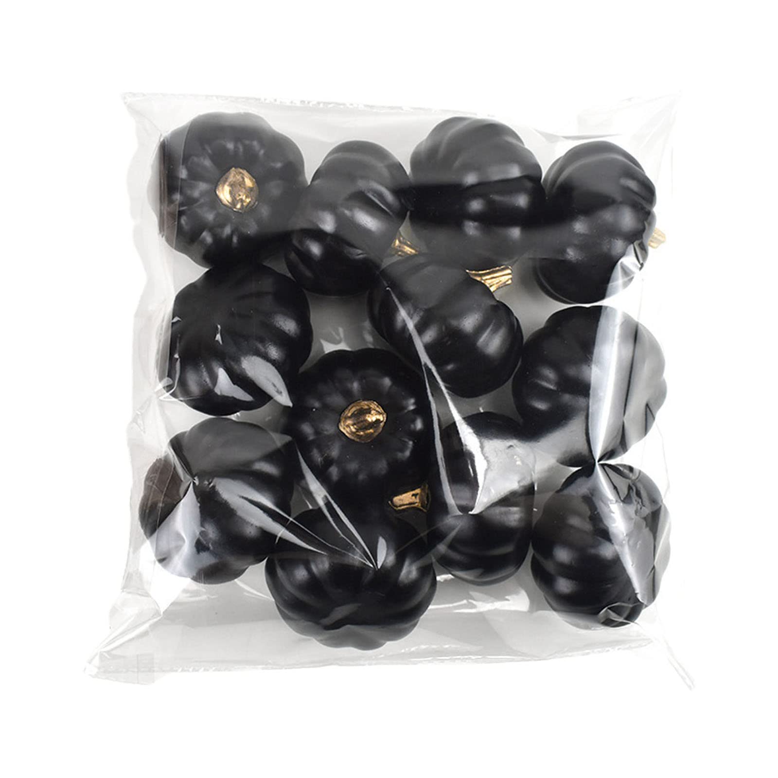 Xinsheinelry 12 PCS Artificial Pumpkins Set Faux Pumpkin for Fall Harvest Garland Halloween Thanksgiving Decorations Bulk for Decorating Simulation