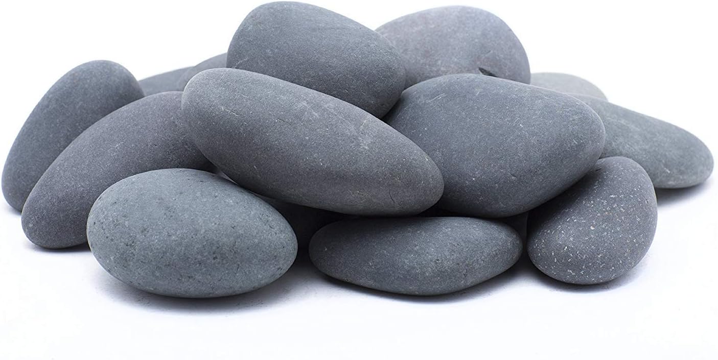 50 Lb. Premium Large Mexican Beach Pebbles 3-5 inches, Decor, Garden, Landscape