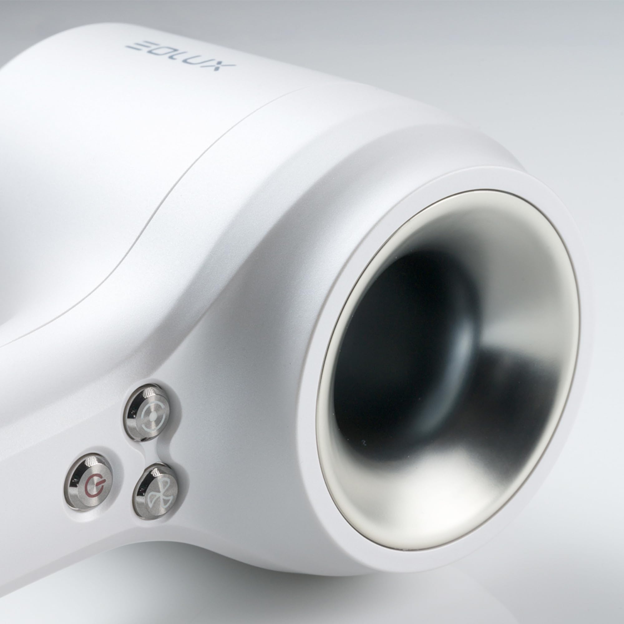 EOLUX | Secador de Pelo Profesional Iónico EX02 | Ergonómico, Sostenible y Silencioso | Protege el Cabello | Control de Temperatura | Motor Compacto | Boquillas Magnéticas | Pearl | 1500W