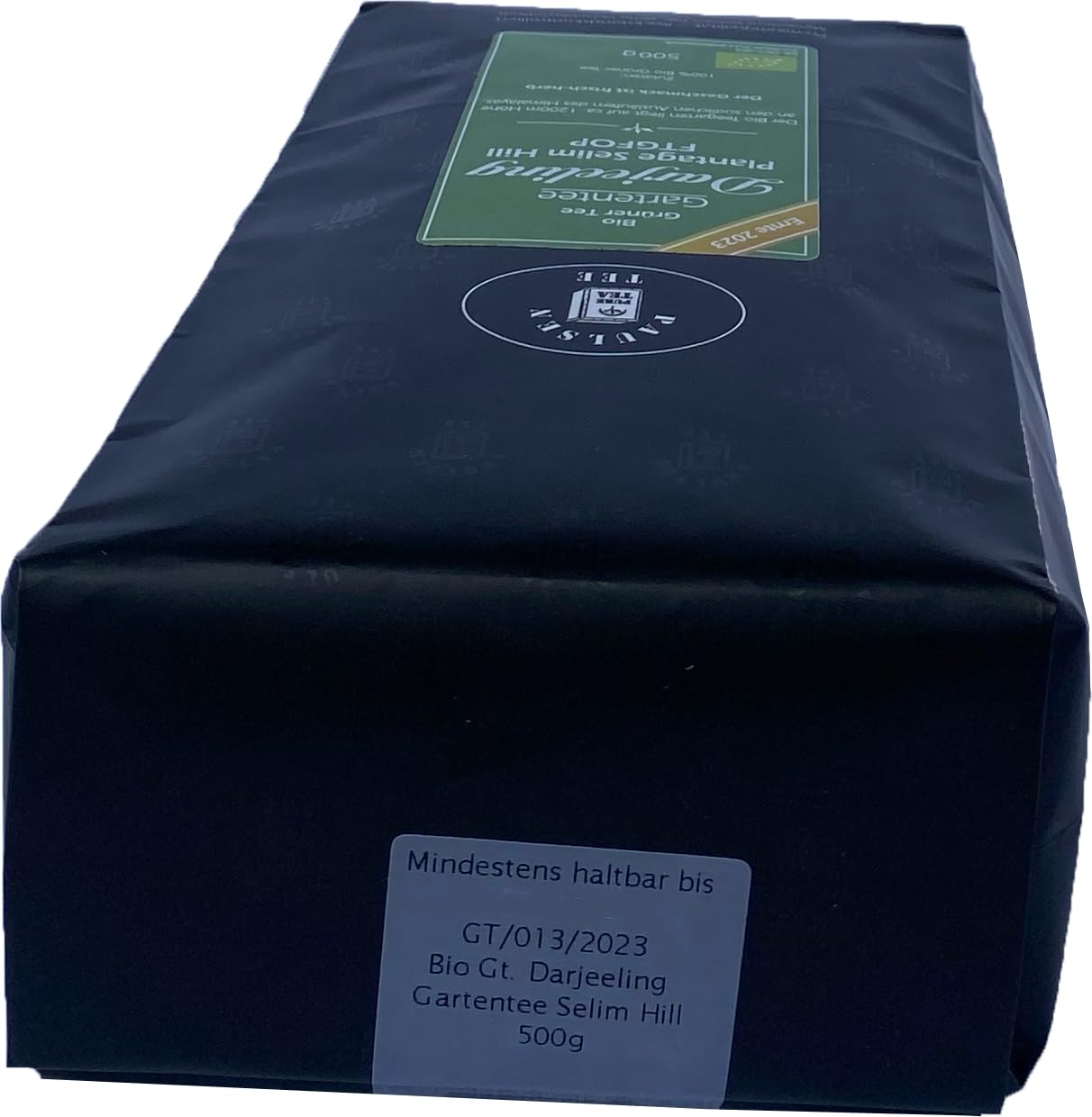 Paulsen"Gartentee - Plantage Selim Hill", Bio Darjeeling FTGFOP, Ernte 2023, grüner Tee, 1000g