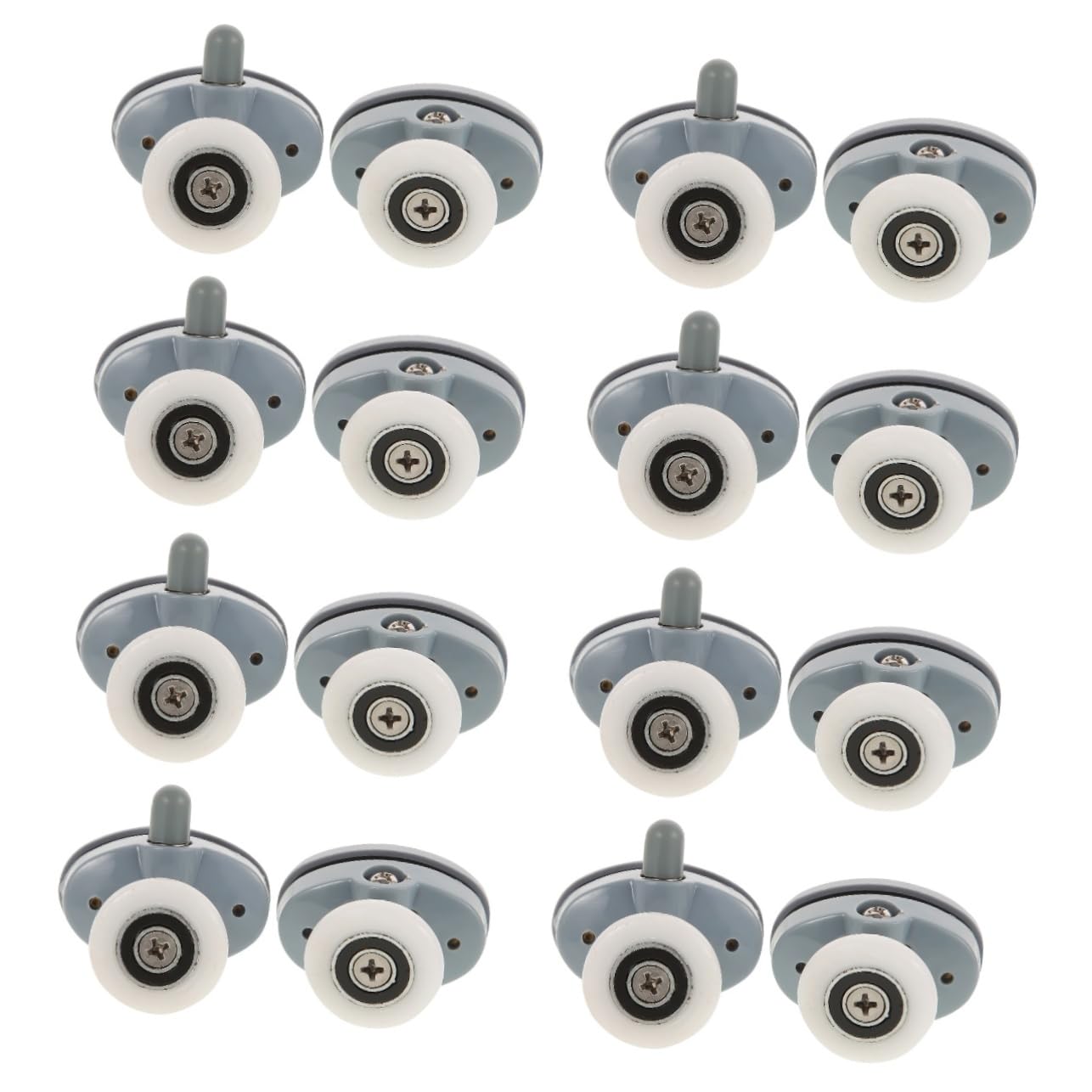 16piezas Rodillos Para Puerta De Ducha De De Ruedas De Reemplazo Para Mamparas Accesorios De Alta Durabilidad y Deslizamiento Diámetro