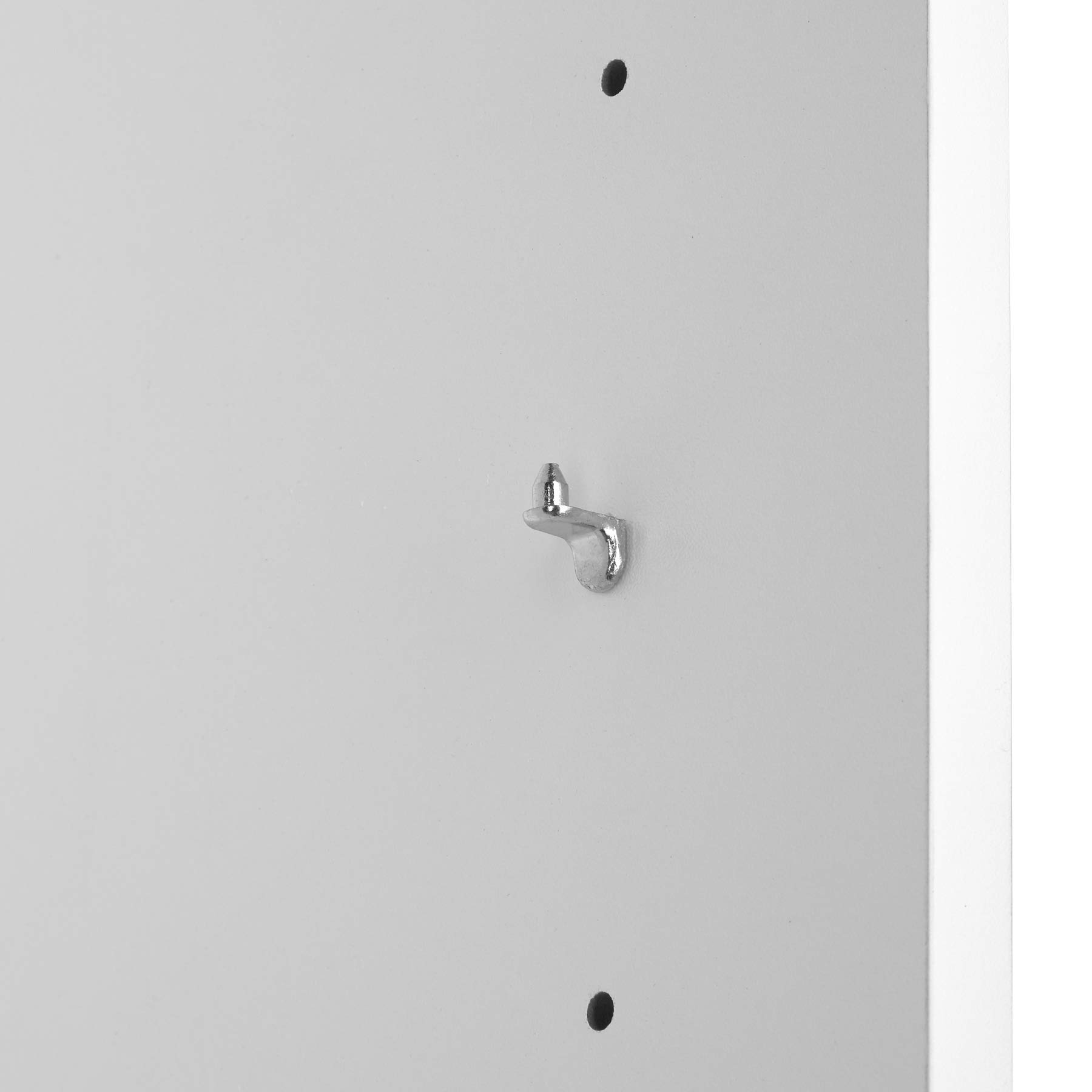 tectake® Scaffale per Libri con 5 Ripiani, Libreria Verticale Salvaspazio, Arredamento Ufficio e Casa, Libreria da Parete, Design Robusto in MDF, Facile da Pulire - Bianco