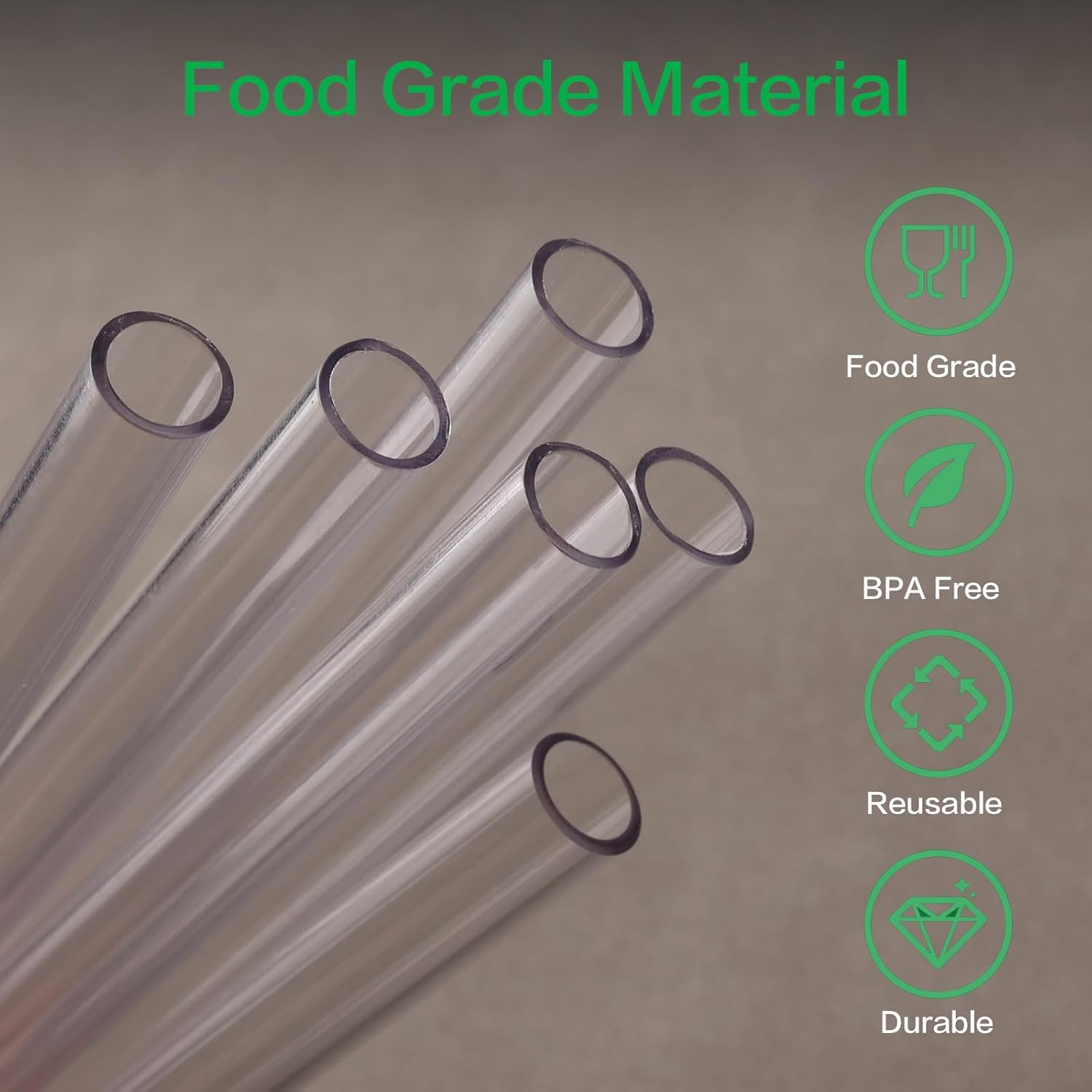 Replacement Straws Compatible with 30 oz Stanley Quencher ProTour Flip Straw Tumbler with Leakproof Lid -Accessories Set Include 6 Tritan Straws and 2 Cleaning Burshes - Image 5