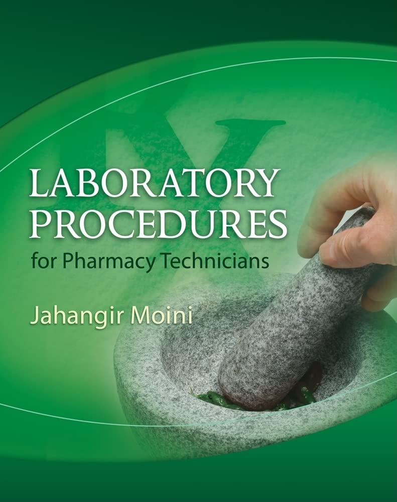 Buy Laboratory Procedures for Pharmacy Technicians, Spiral bound Version — BookShops.in