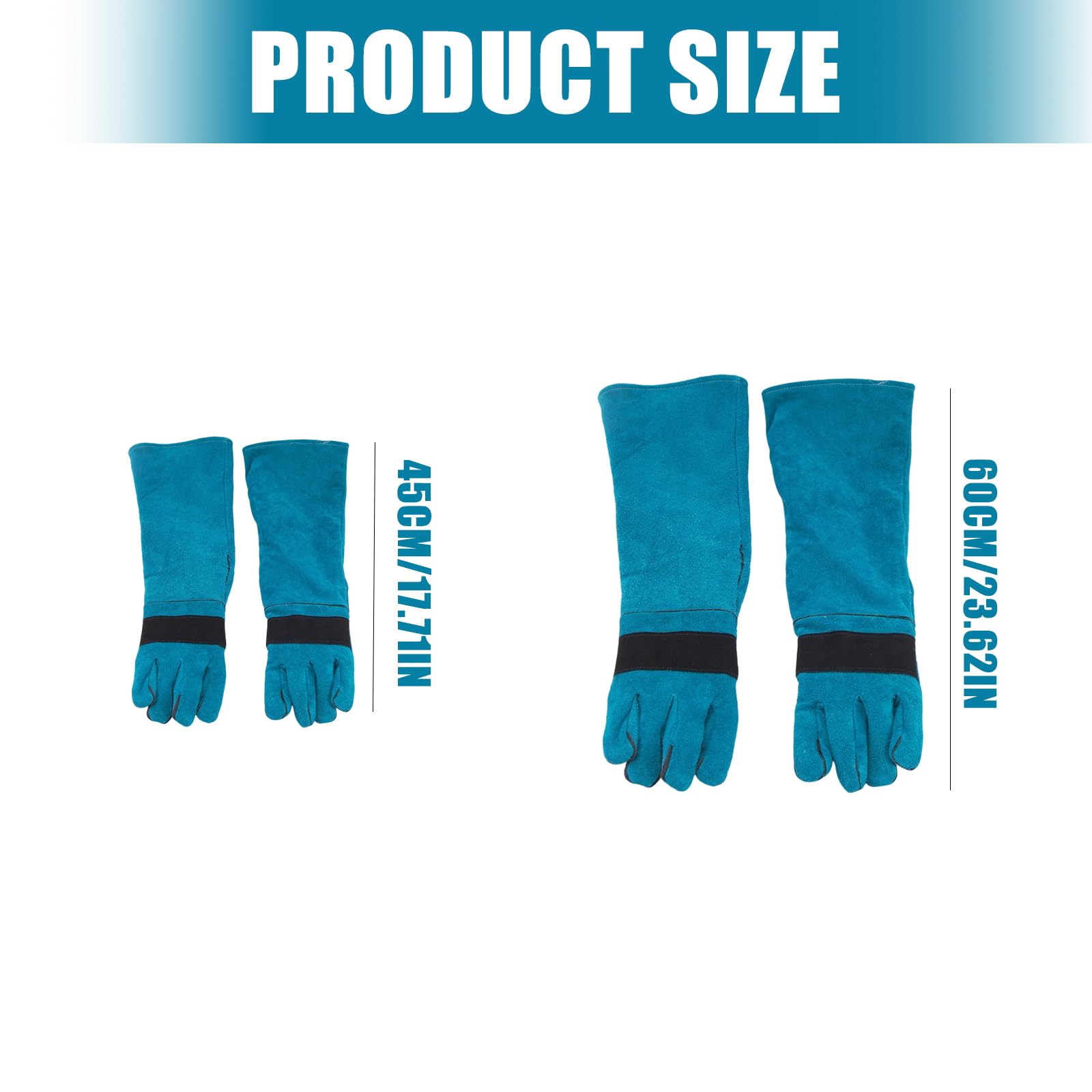 Gant permanent flexible pour la manipulation d'animaux rugueux, le jardinage, le toilettage professionnel et les gants de travail en cuir respirant