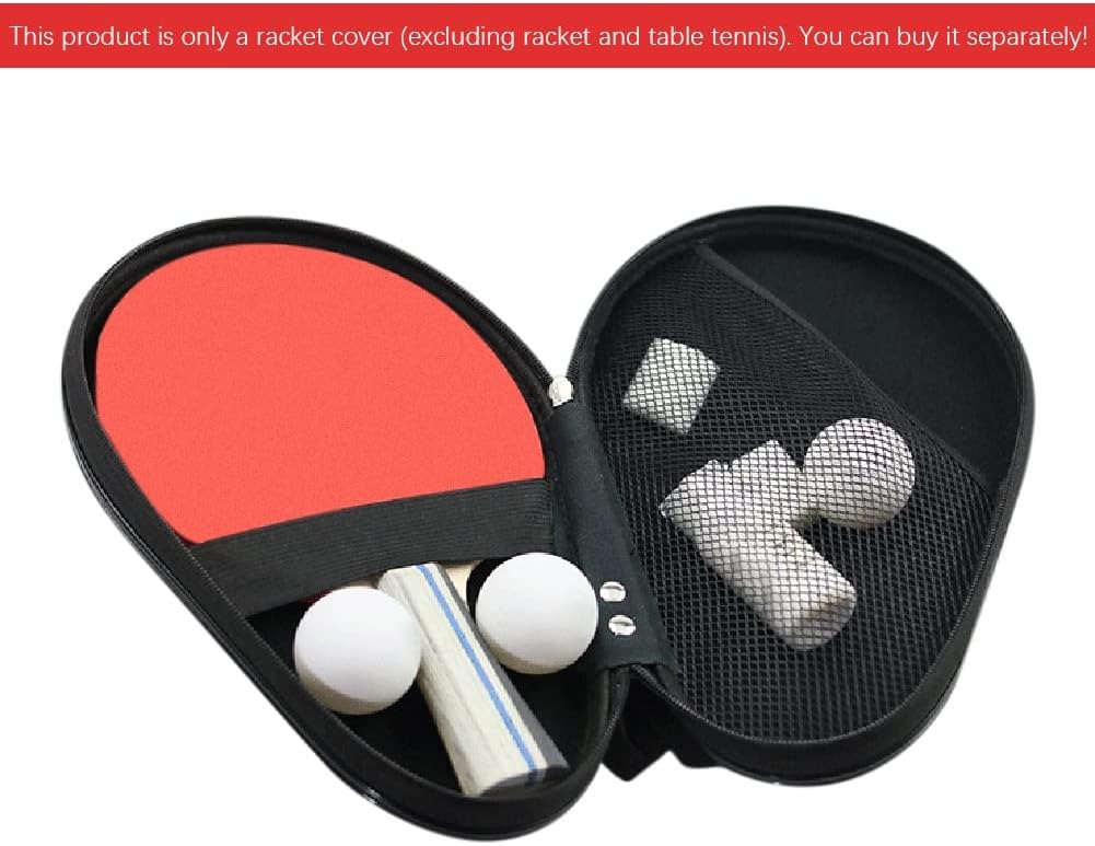 Anntool Table Tennis Paddle Hard Case, Portable Ping Pong Paddle Case Hold Two Paddles, Table Tennis Racket Paddle Carry Case with Inner Mesh Pocket, (Blue, Silver) : Sports & Outdoors