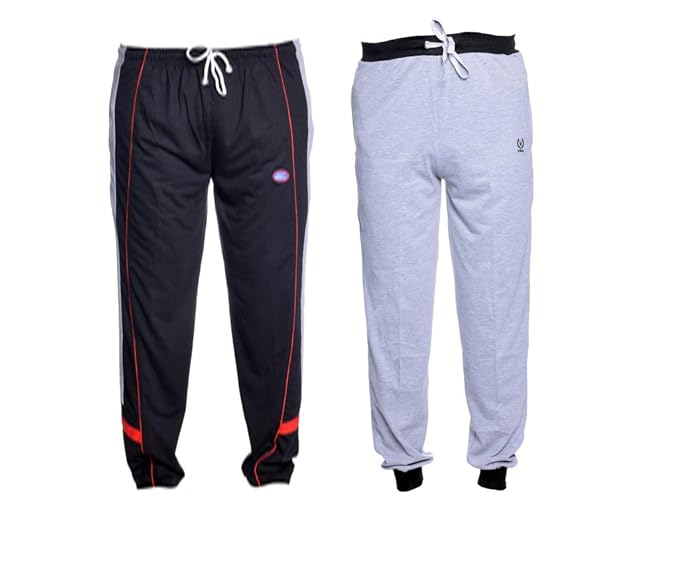 Men's Slim Fit Track pants(Pack of 2)