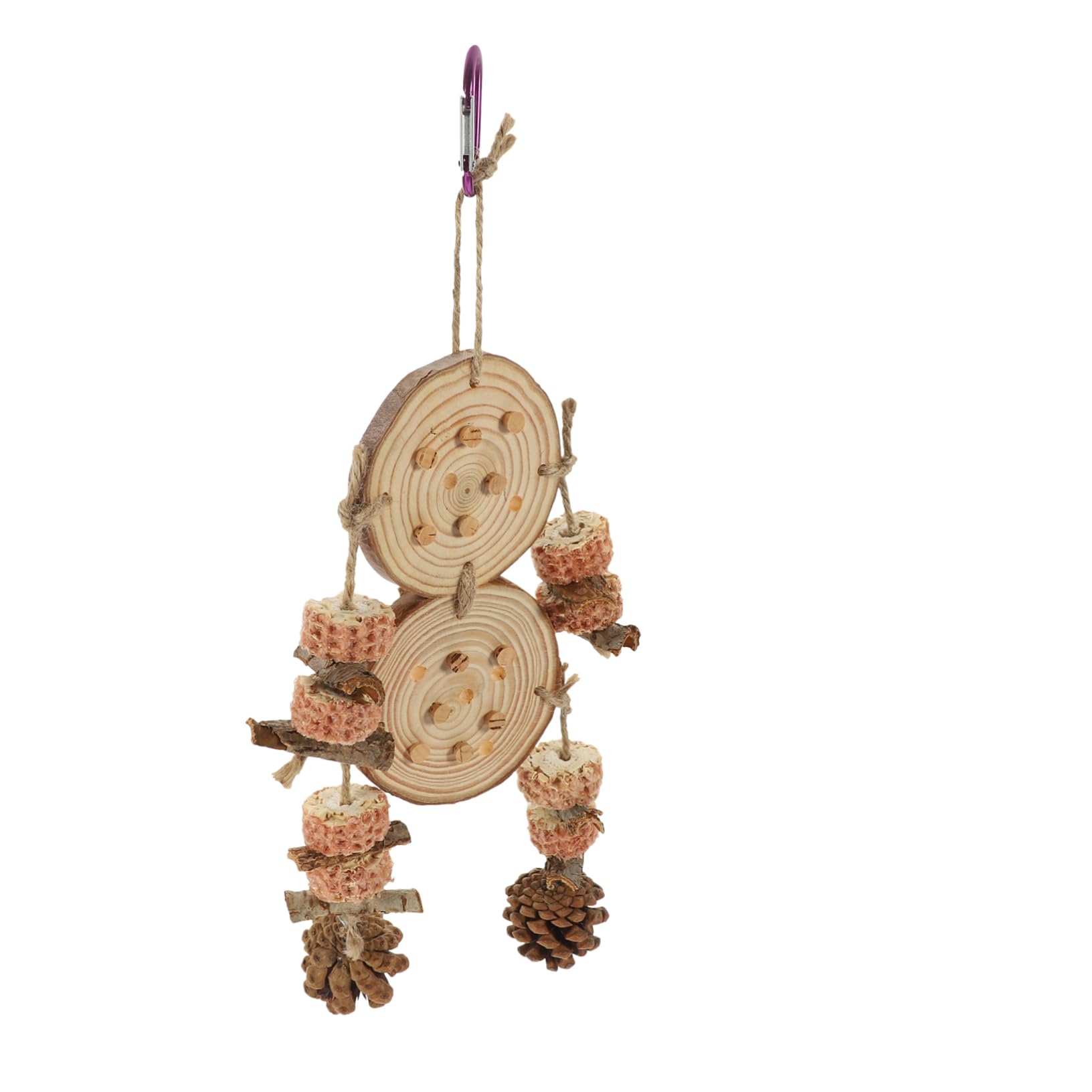 Kisangel 5 Pièces Perroquet Broie Le Bec Et Mâche des Jouets Jouet pour Animaux De Compagnie De Perruche De Balançoire D'Oiseau s De Calopsitte d'oiseaux Perroquet