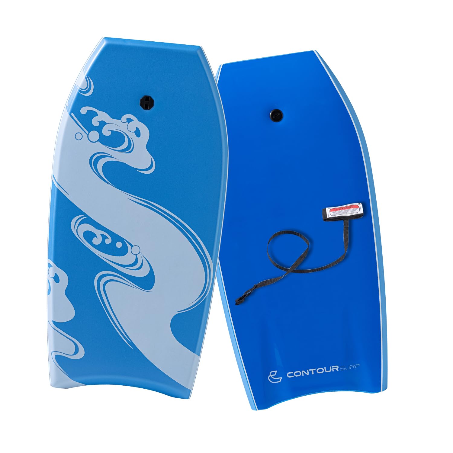 Breeze 104,1 cm Bodyboard – Leichtes EPS-Core-Bodyboard mit IXPE-Deck, HDPE Slick Bottom, Halbmondschwanz & gewickelter Handgelenkleine – ideal für Strandsurfen & Wellenreiten (Blau)
