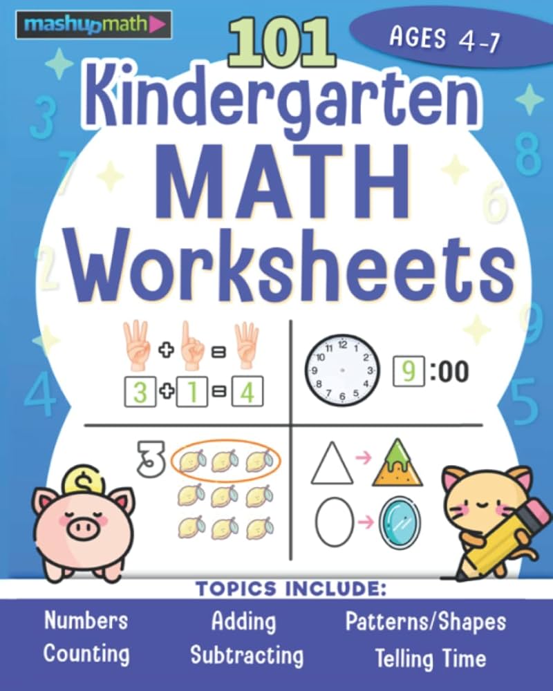 101-kindergarten-math-worksheets-book-super-fun-math-activities-for-kindergarten-and-pre-k-students-math-mashup-9798845992055-amazon-com-books for Free Pre K Math Printables 101 Kindergarten Math Worksheets Book: Super Fun Math Activities for Kindergarten and Pre-K Students: Math, Mashup: 9798845992055: Amazon.com: Books for Free Pre K Math Printables