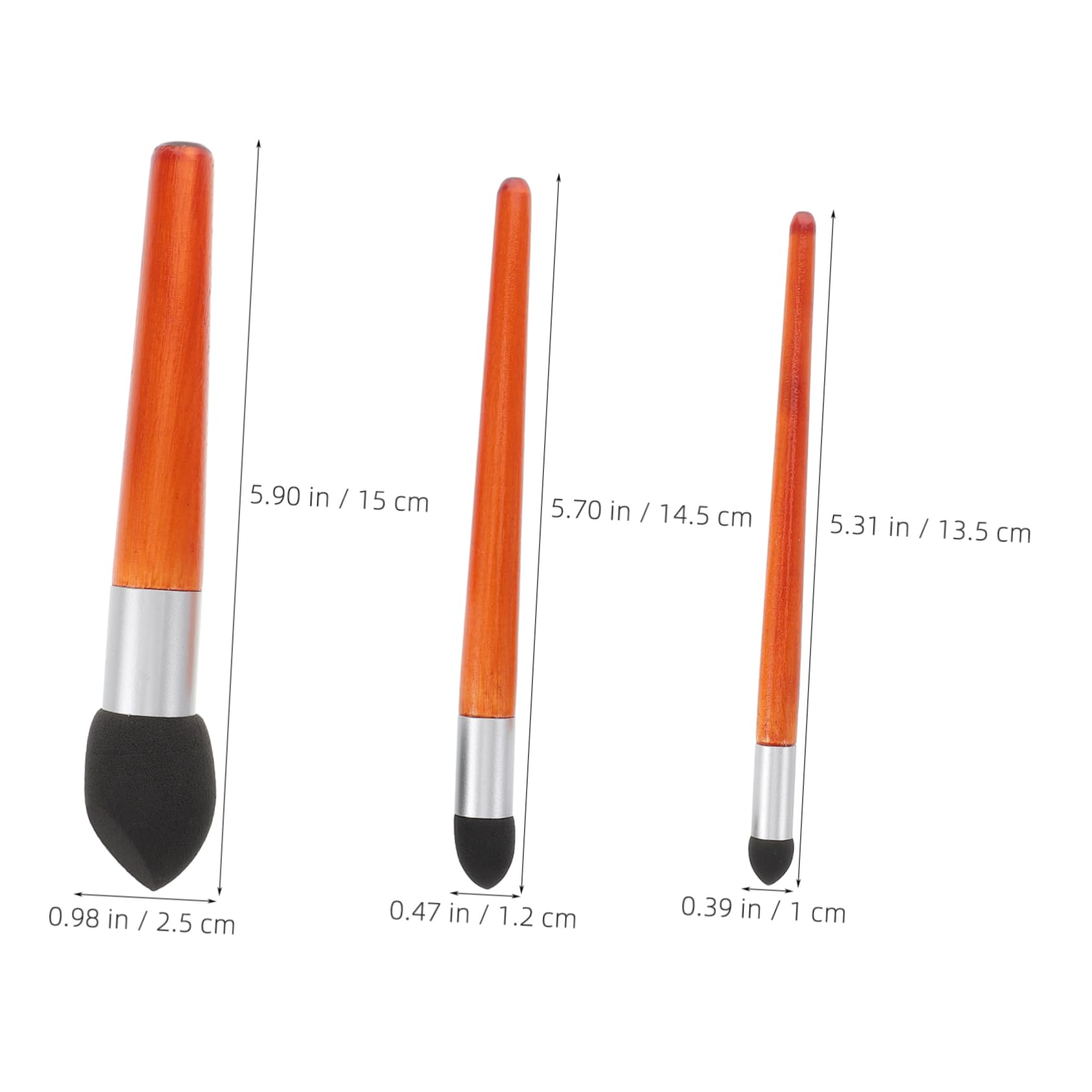 jojofuny Oil Pastel Blending Tools Sketching Accessory Soft Sponge Tip for Smooth Shading