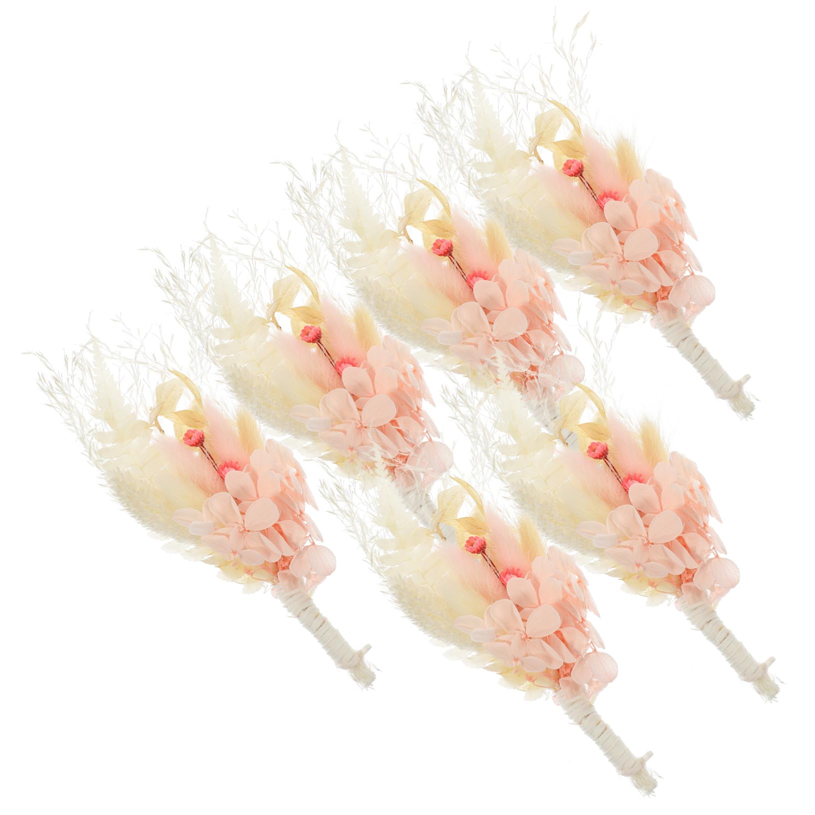 Alipis 4 Pièces 6 Fleur Préservée Fleurs Séchées pour L'artisanat Bouquet De Fleurs Séchées Fleurs pour Décor De Bouquet Décoration Miniature Vase Naturelles Rose