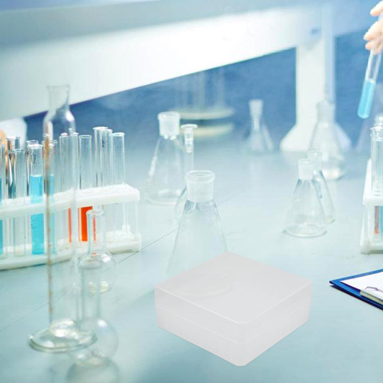 ULTECHNOVO 4stücke Mikrozentrifugenröhren Aufbewahrungsbox Gefrierbox Mit Fächern Für Labor Röhrchenhalter Für Test Mikrozentrifugenröhren Kleiner Röhrchen Lagerbehälter