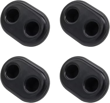 Cooler Feet Replacement Non-Slip Rubber Feet for RTIC Coolers Models 45qt 65qt 110qt 145qt Durable Thickened Rubber Feet Outdoor Camping Protection for YETI Cooler Accessories, Black 4 Pcs
