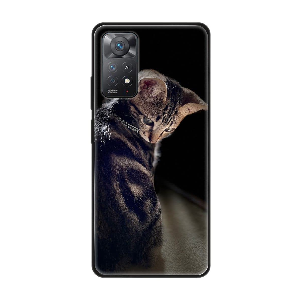 Coque Redmi Note 11E Pro fine antichoc et anti-rayures motif chat