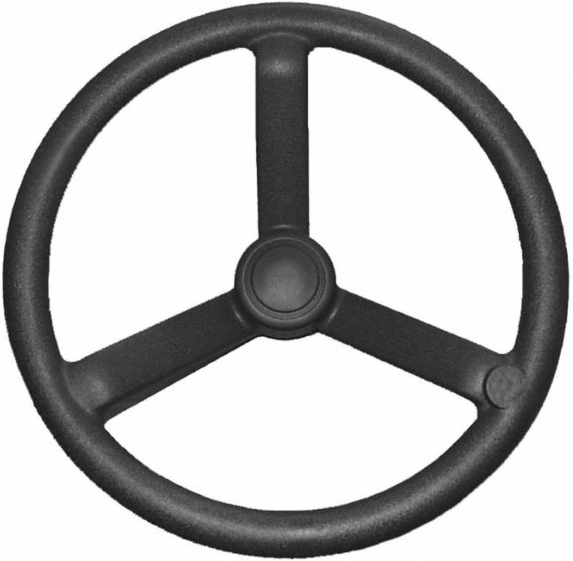 Volante Serie 6 In Polipropilene Nero - Per Macchine Agricole, Diametro 360 Mm, Made In Italy - Foto 5