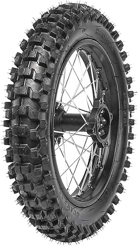 Miniatura 13 de Neumático y llanta delantera 60/100-14 + trasera 80/100-12 con rodamiento de 0.591 in para todoterreno Dirt Pit Bike Apollo Taotao Coolster SSR 110