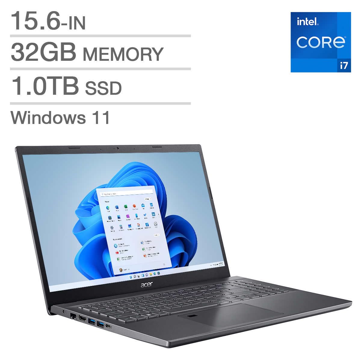 Acer Aspire 5 Laptop - Powerful 12th Gen Intel i7 Performance