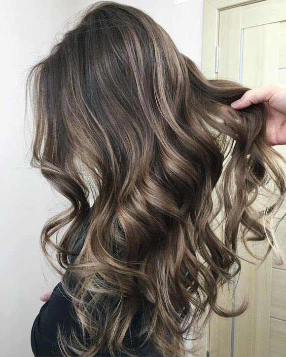 Ash Brown Hair Weft Extensions Human Hair 12 Inch 70g Hair Weave Human Hair Bundles #2/8 Darkest Brown Highlight Light Brown Weft Human Hair Extensions