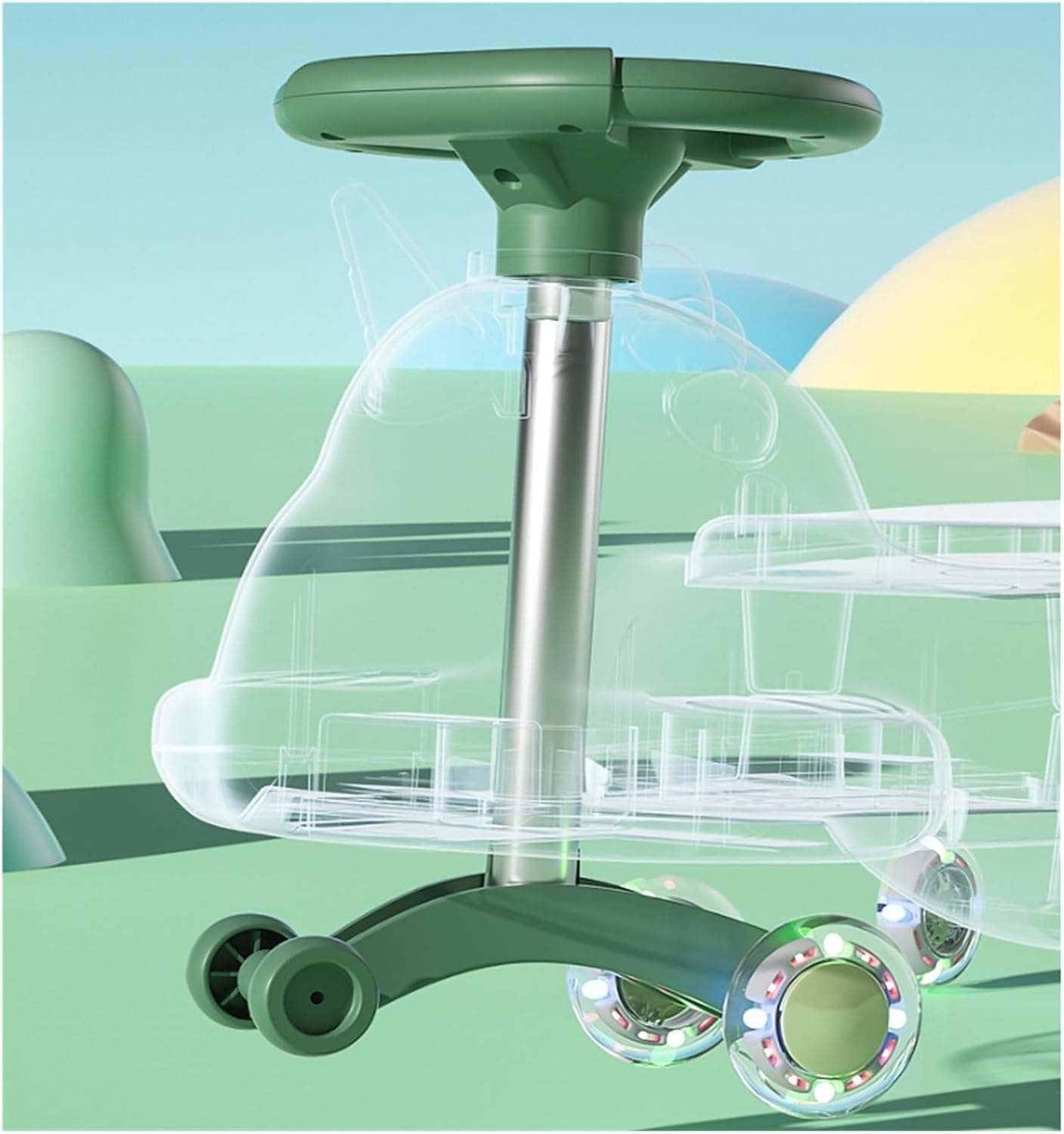 Twist car Kids Swing Car with Lights & Music Flashing Wheels Anti-Rollover Ride on Toys for Indoor and Outdoor Ride on Toy