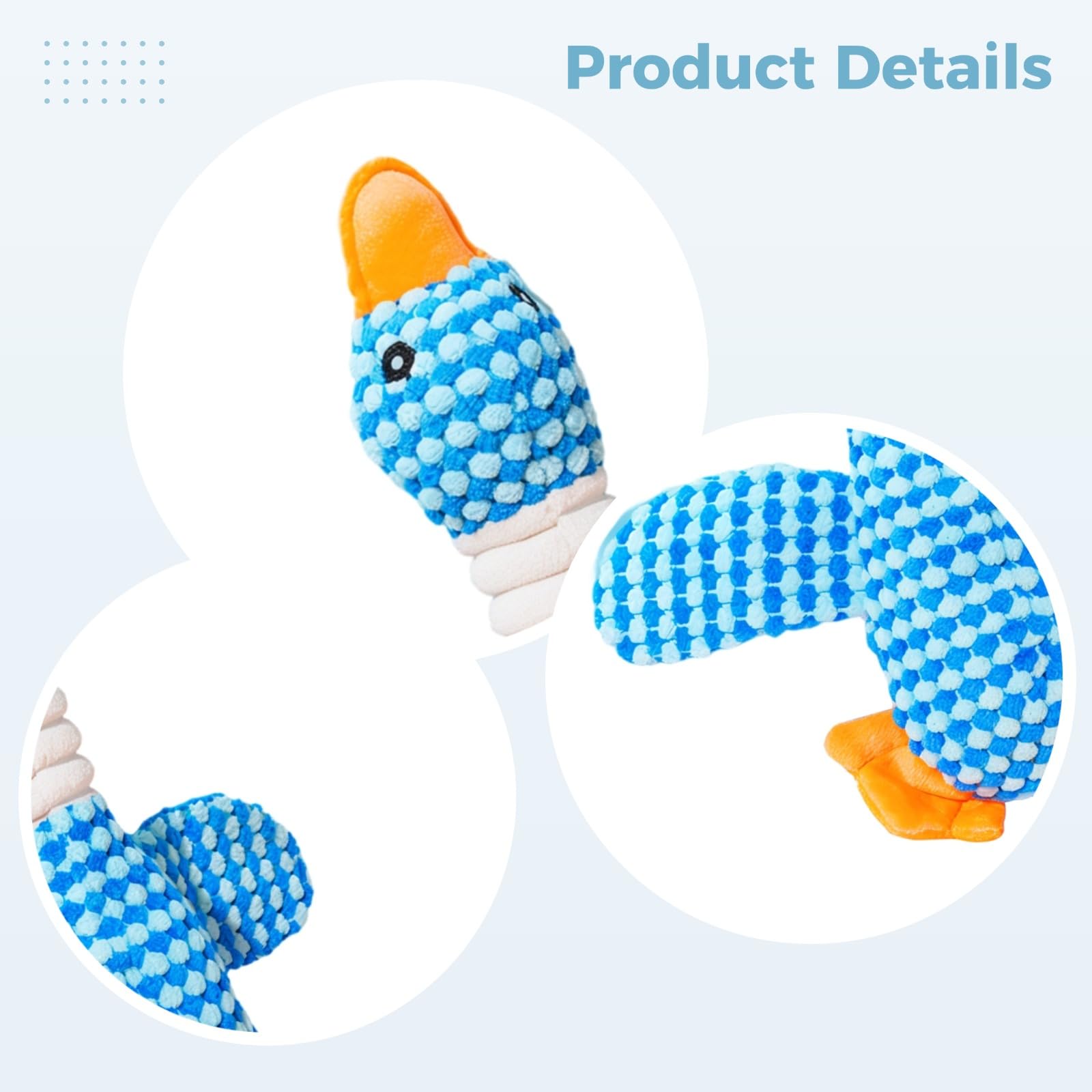 Générique Jouet pour Chien oie avec couineur, Lot de 2, 28 cm, Peluche pour Grands Chiens, Jouet à mâcher Robuste, Jouet interactif pour Le Jeu et Les instants de réconfort, pour Toutes Les Races