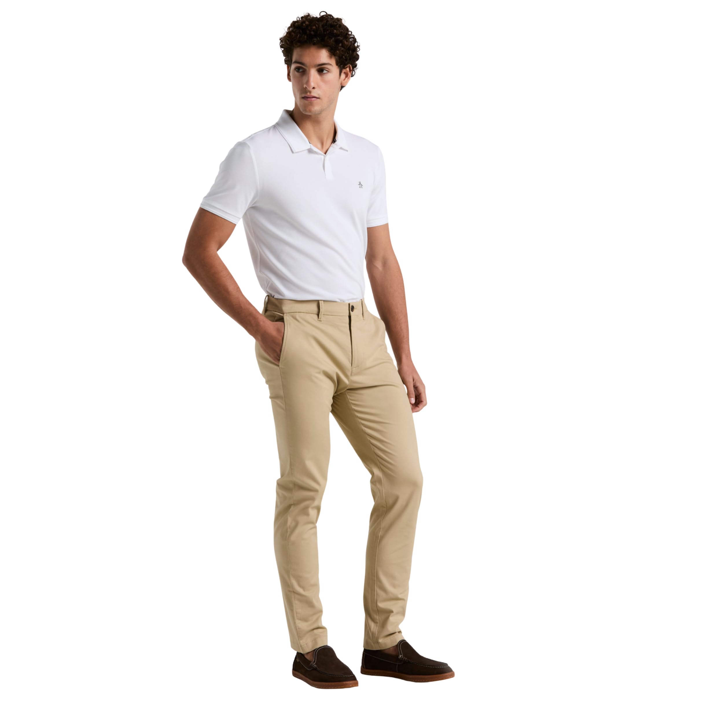 Original Penguin Flat Front Core Chino Slim Fit Pants