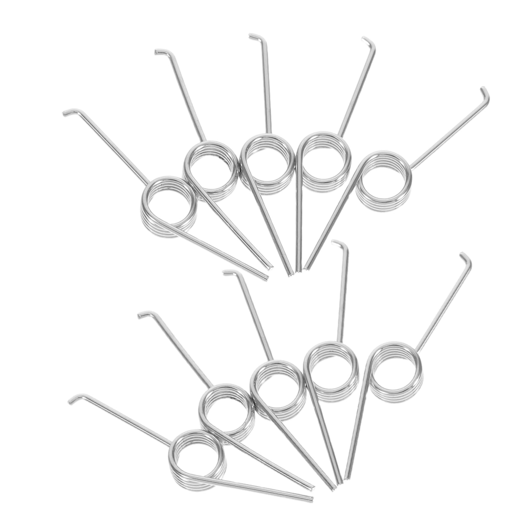 ifundom 10pcs Torsional Spring for Waste Bin Lid Repair Durable Garbage Can Hinge Spring Versatile Accessory for Recycling Bins User Friendly Stable Design