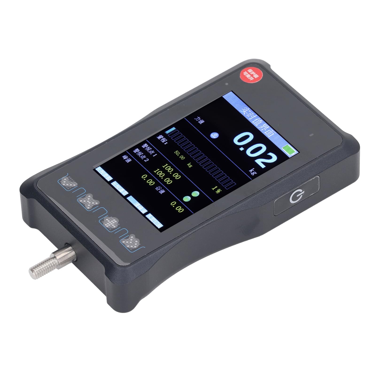 Push Pull Quick Response Light Indicator Multi Alarms Handheld Digital Force 1000N