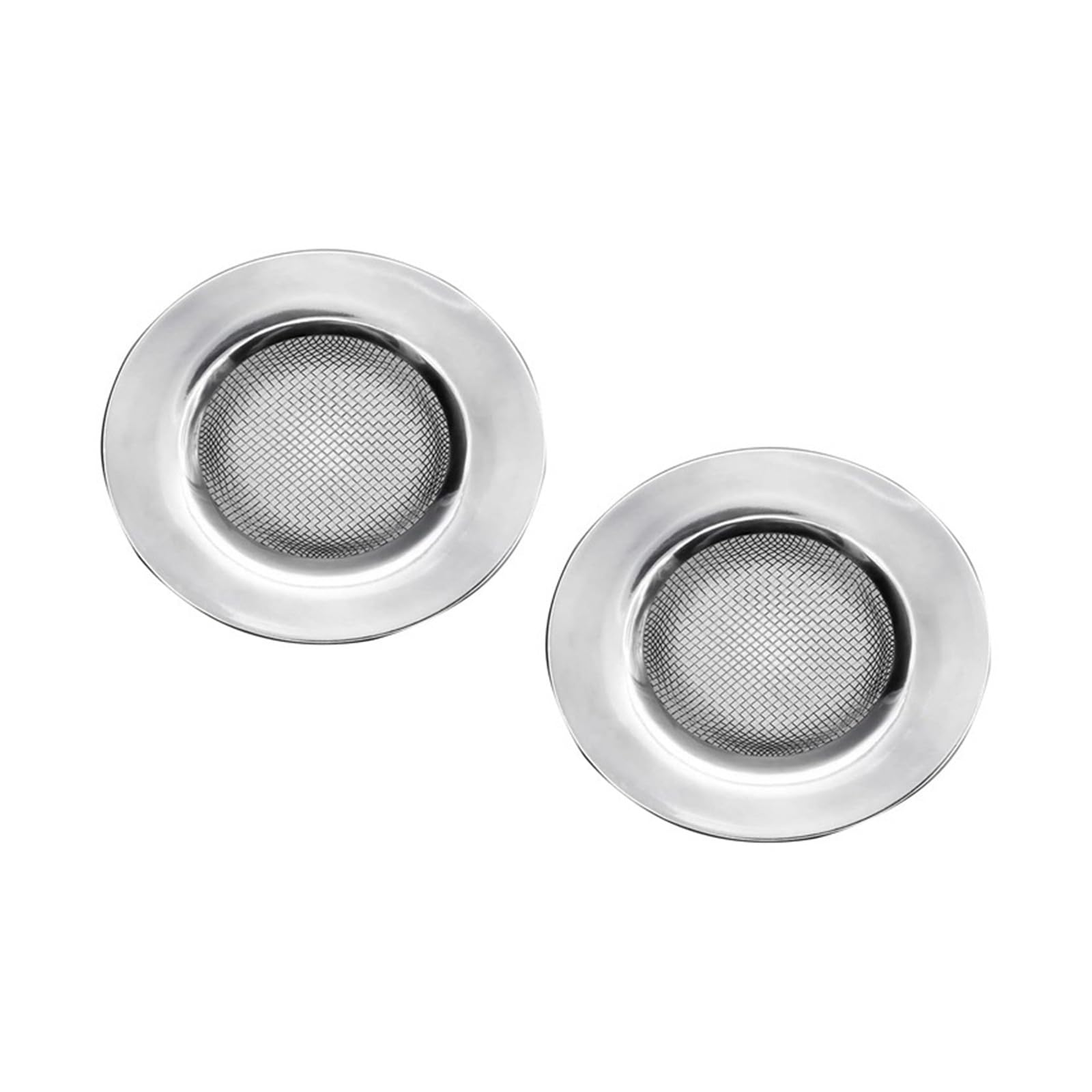 Kitchen Sink Drain Stopper Strainer Stainless Stee 2Pcs Stainless Steel Kitchen Sink Strainer Plug Drain Filter Strainer Set Hair Filter Catcher