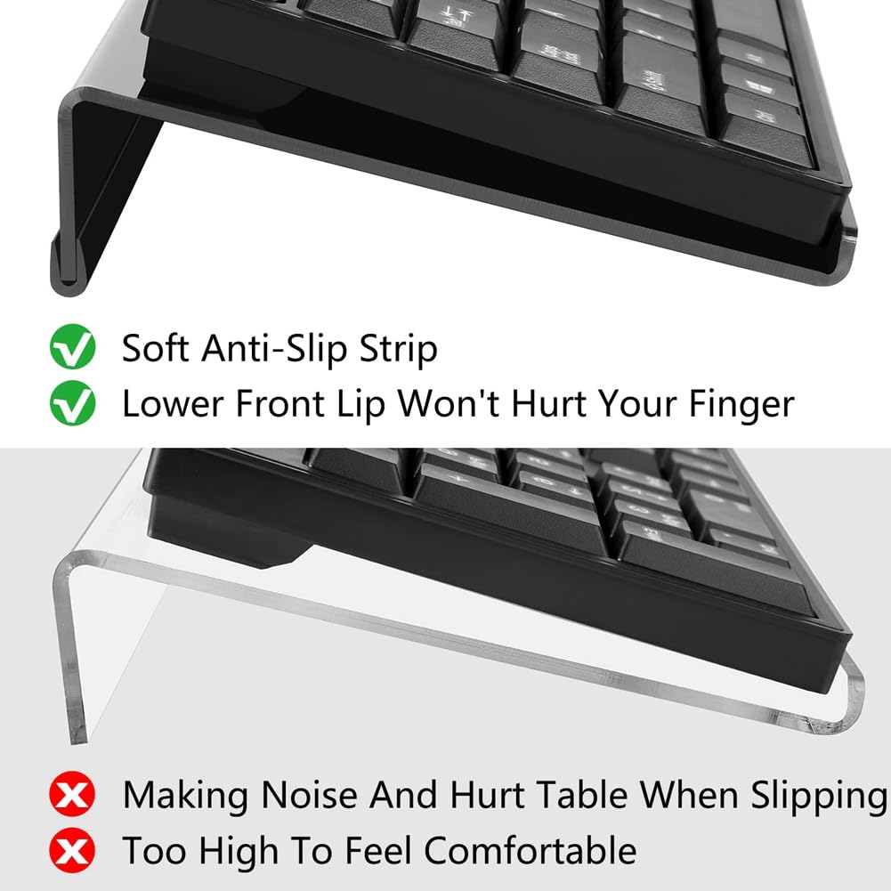 Tastaturhalter für Den Schreibtisch, Tastaturheber, Ständer für Schreibtisch, Tastaturerhöhung, Neigungslift
