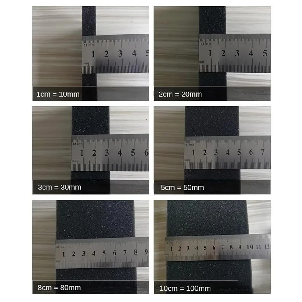 Feuille De Mousse Haute Densité - Insert Antichoc Découpable Pour Boîte À Outils, 1 Pièce (30x30cm À 50x30cm), Noir - Rembourrage Pour Un Stockage Et Un Transport Sécurisés(L40cm x W35cm,Thick 9cm)